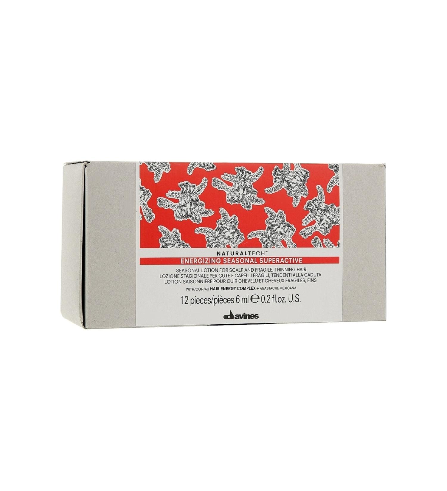 Davines Energizing Seasonal Superactive Lotion 12x6 ml BEAUTYSECRETSQ7