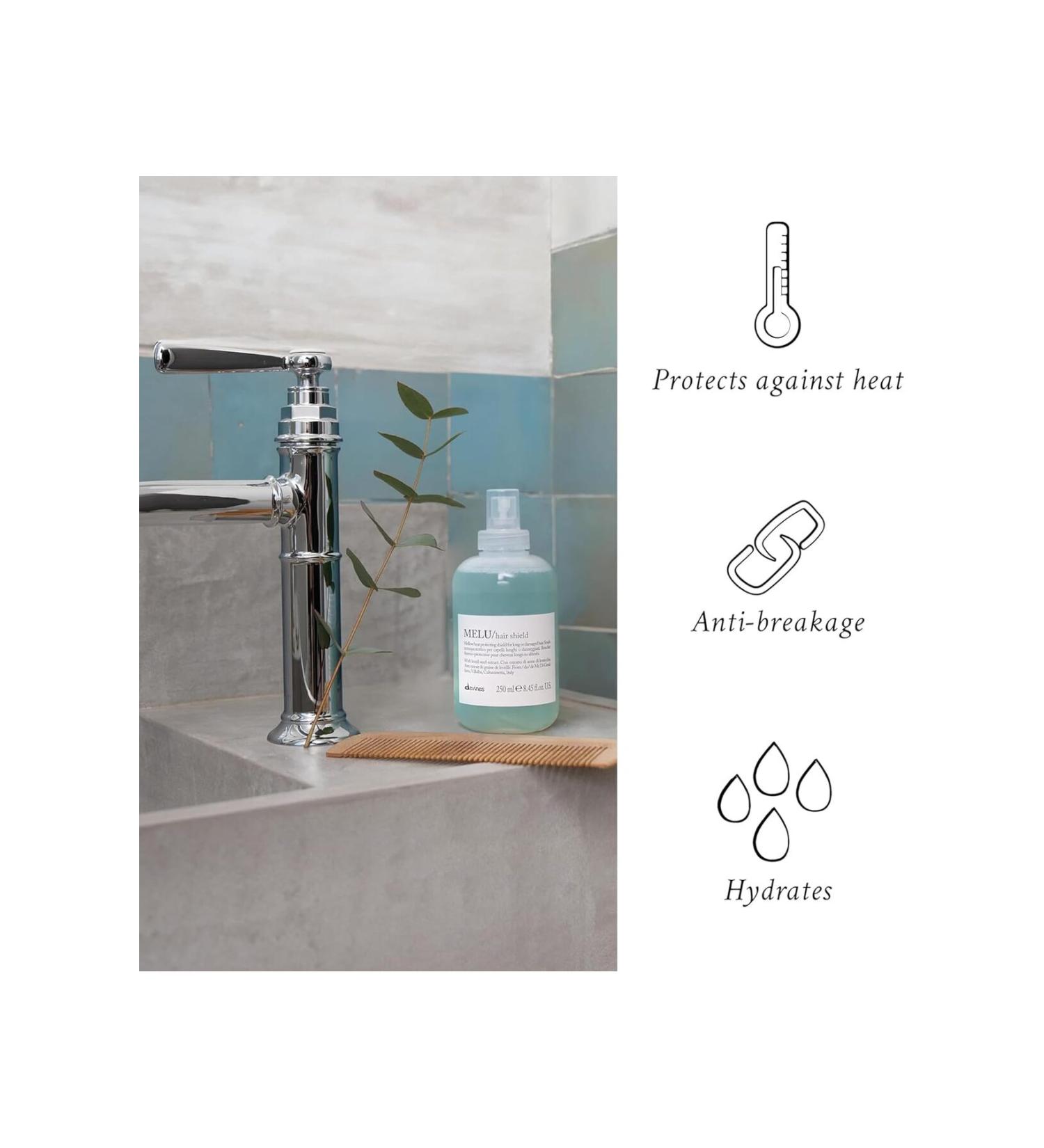 Davines Rosemary Extract Antistatic Effective Repair Shield: Melu Shield 250 ml BEAUTYSECRETSQ12 - Buy Online on GoSupps.com