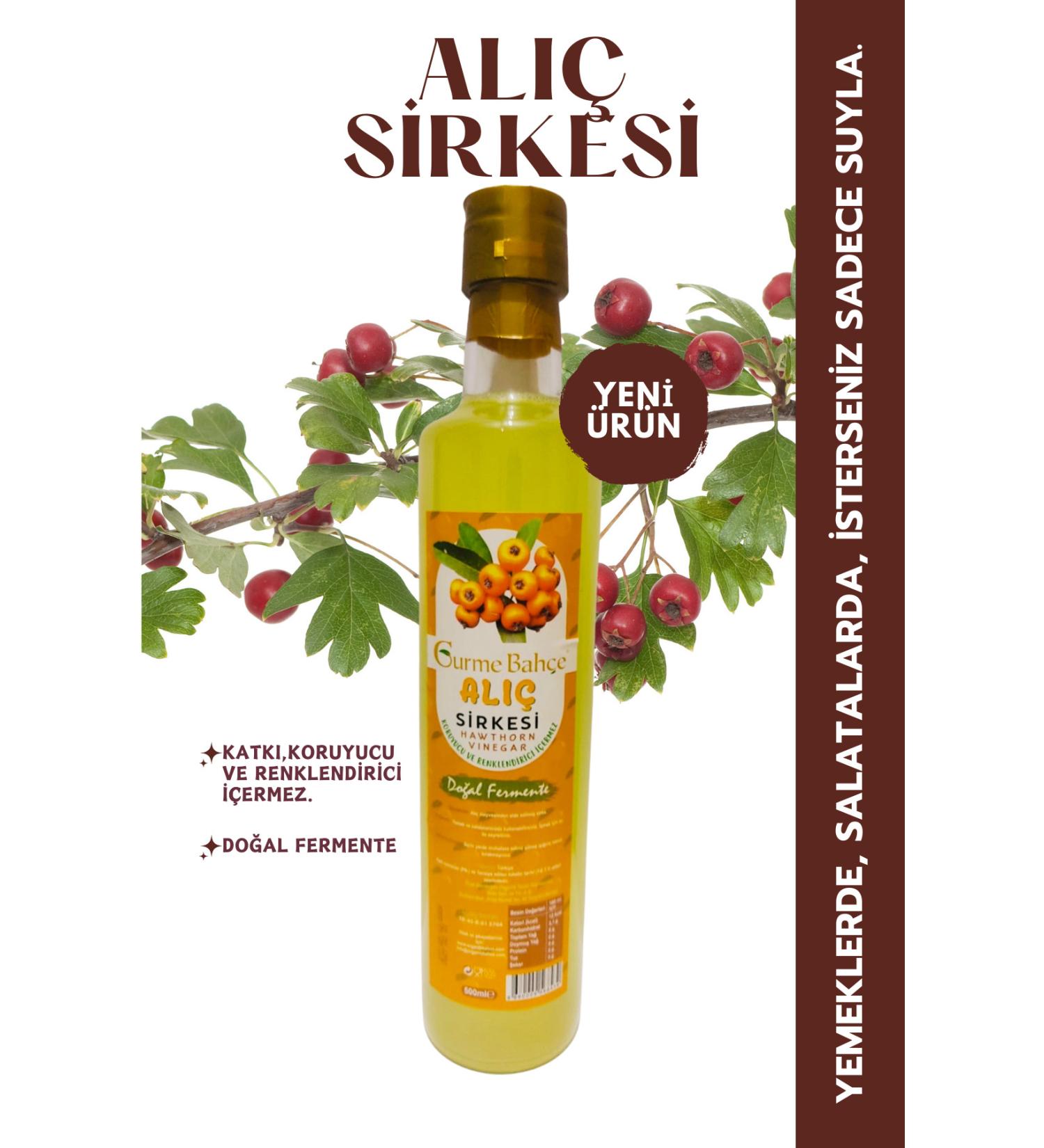 Gourmet Garden Hawthorn Vinegar 500 ml Hawthorn Vinegar - No Additives Preservatives - Naturally Fermented