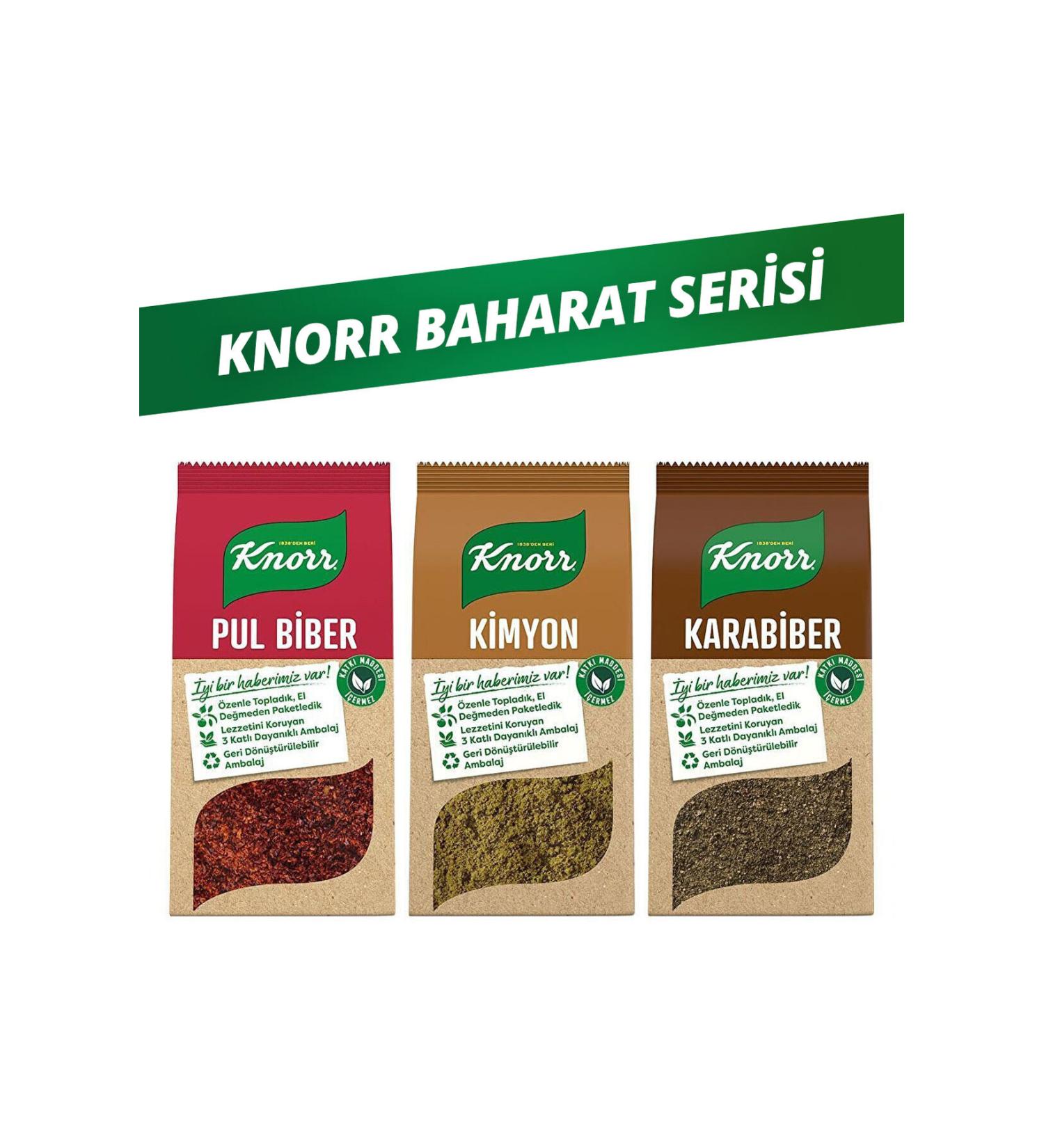 Knorr Spice Series Chili Pepper 65gr Black Pepper 60gr Cumin 65gr - Buy Online on GoSupps.com
