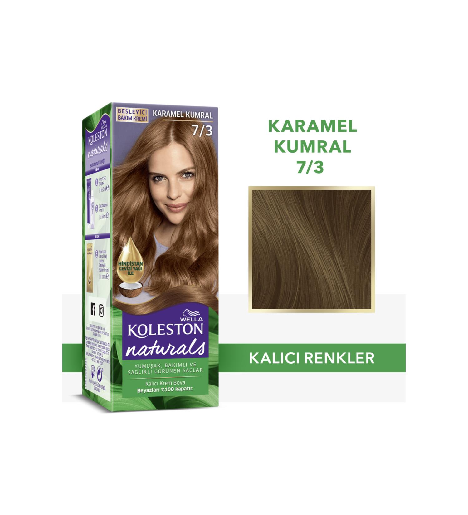 Wella Koleston Naturals Hair Dye 7/3 Caramel Blonde - Buy Online on GoSupps.com