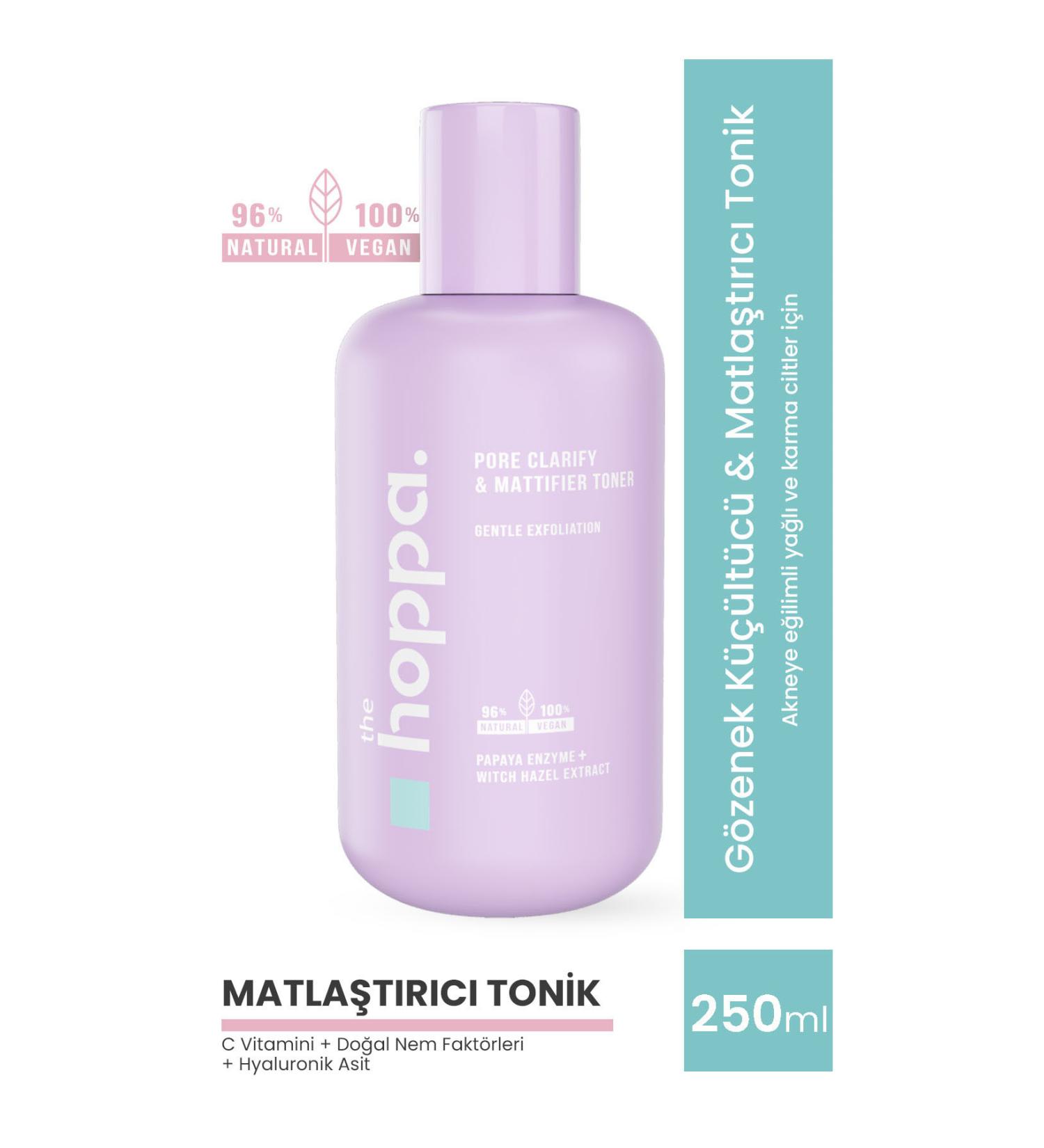 the hoppa. Pore Minimizing & Mattifying Toner Papaya Enzyme (Papain) + Witch Hazel Extract + Hyaluronic Acid 25 - Buy Online on GoSupps.com