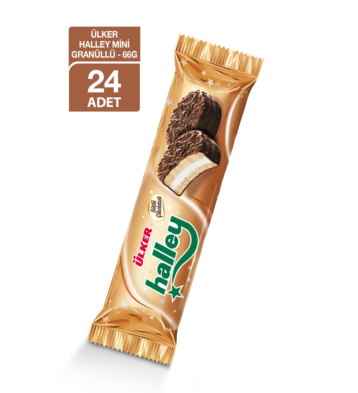 Ulker Halley Mini Granulated 66 gr 24 pieces