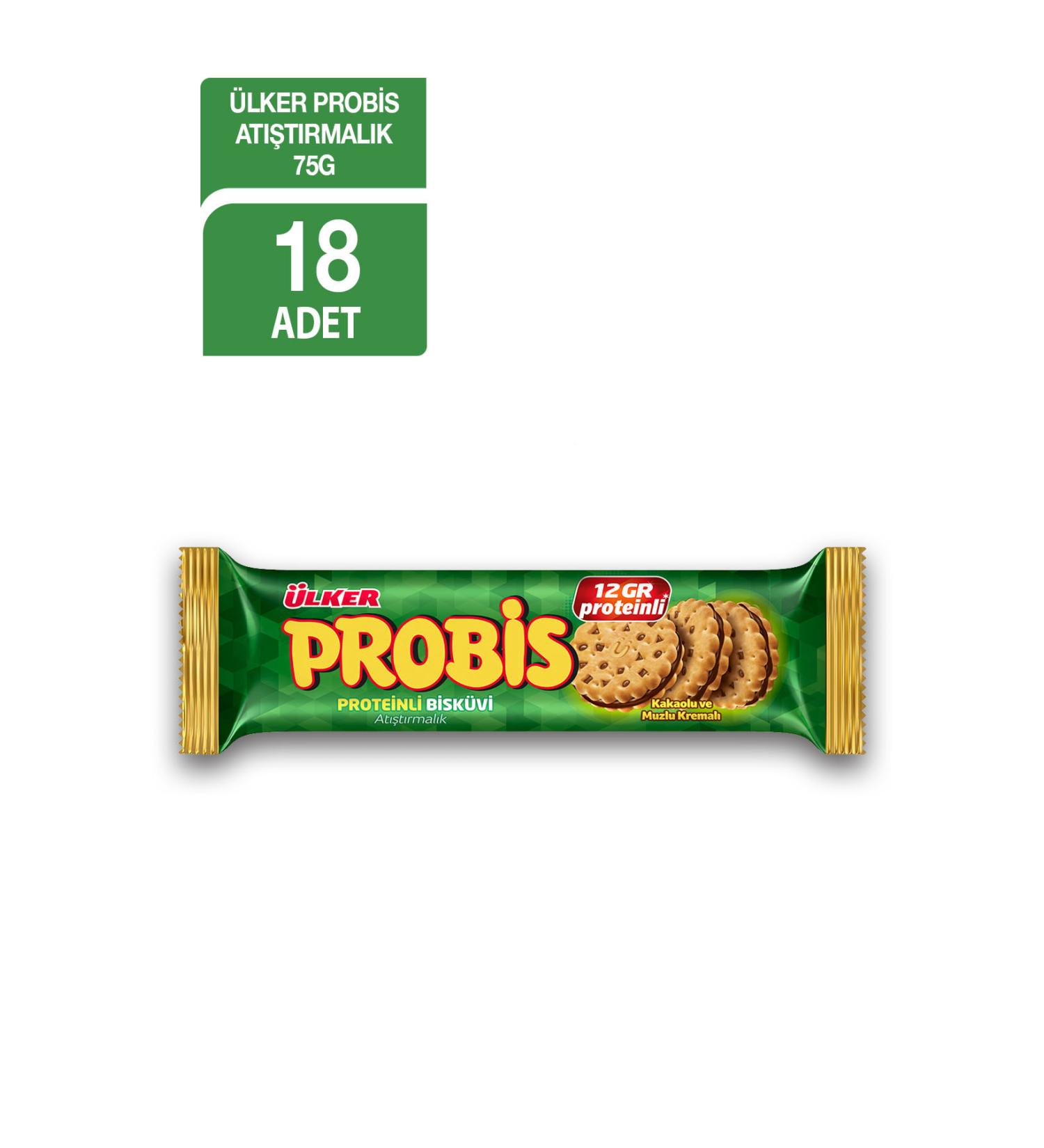 Ulker Probis Snack Biscuits 75 gr 18 pieces