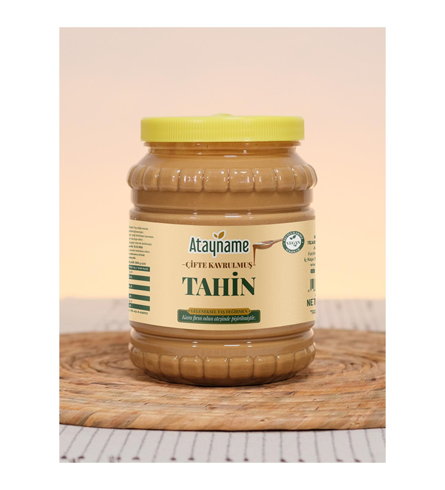ATAYNAME Bozk r Double Roasted Tahini 1900 Gr.