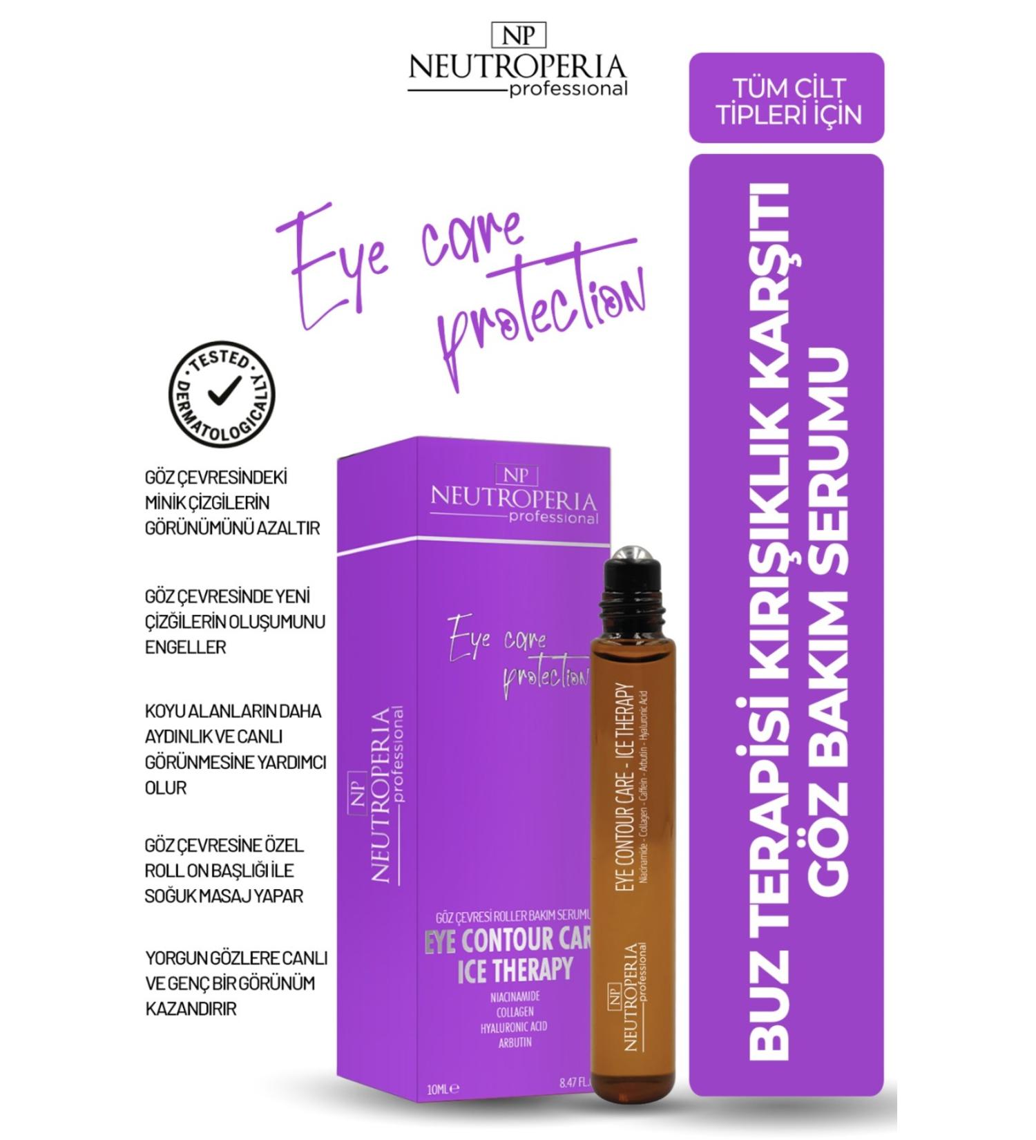 NEUTROPERIA Ice Therapy Under Eye Dark Circles and Anti-Wrinkle Roll On Serum 10 ml - Buy Online on GoSupps.com