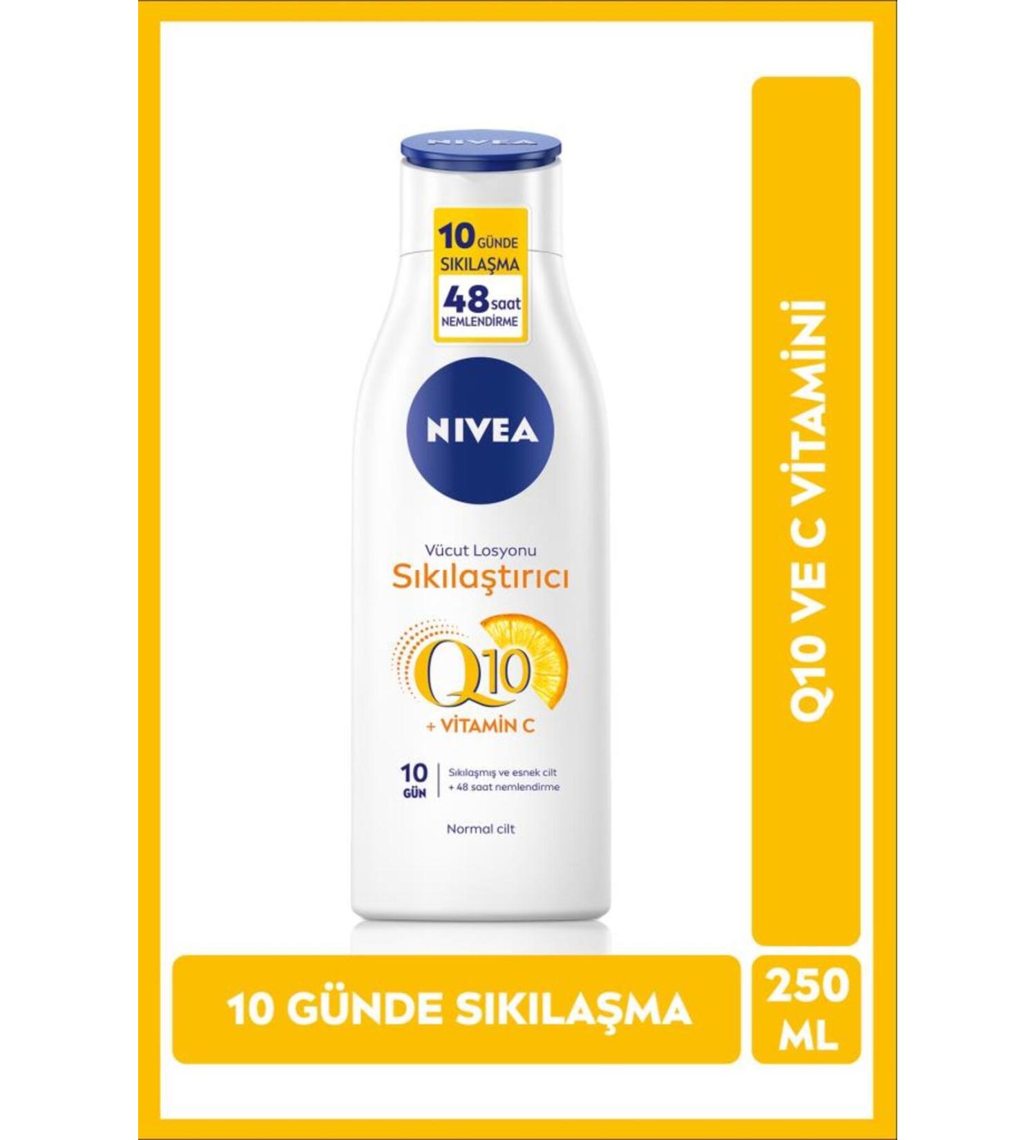NIVEA 10 Day Firming Moisturizing Body Care Lotion with Vitamin C Content - Buy Online on GoSupps.com