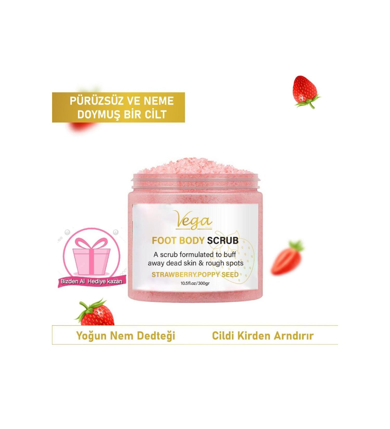 Lady Star Body Scrub Purifying Moisturizing Ingrown Hair And Strawberry Anti Ingrown Hair And Strawberry Leg Repairing Body Peeling - Buy Online on GoSupps.com