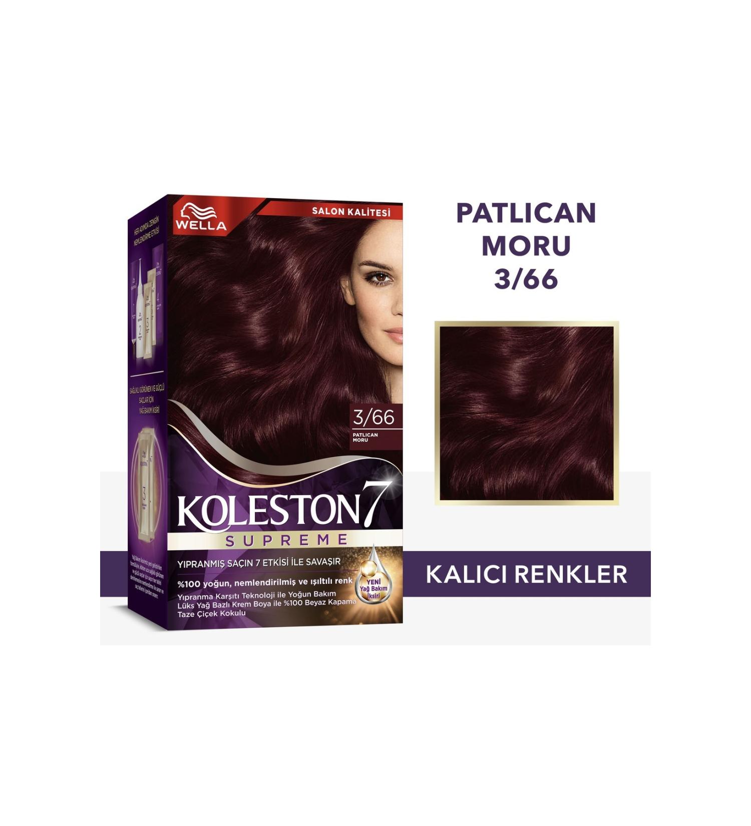 Wella Koleston Supreme Kit 3/66 Eggplant Purple - Buy Online on GoSupps.com