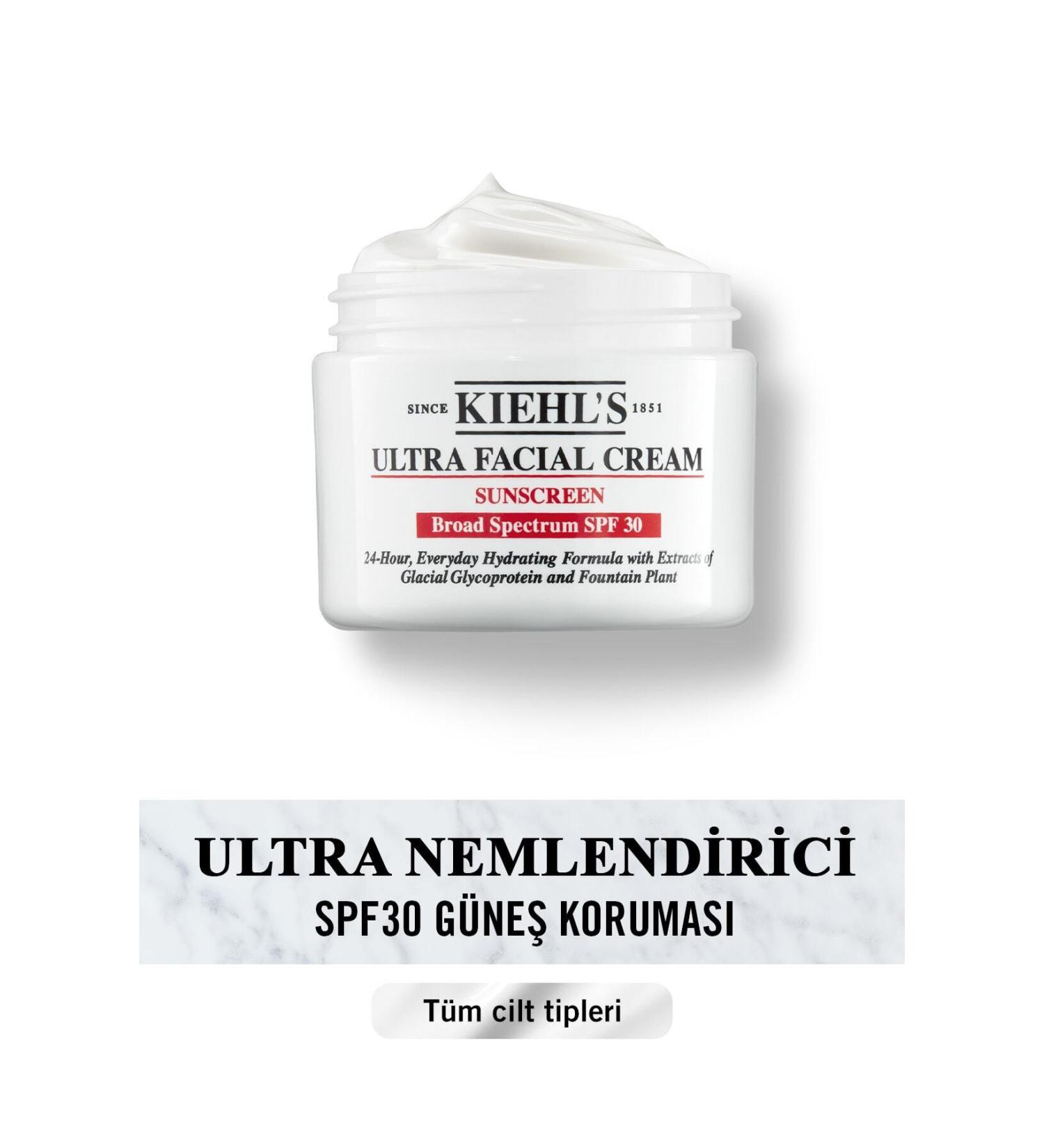 Kiehl's Illuminating SPF30 Cream 50 ML Which Makes the Skin Brighter and More Even PSSNS.210