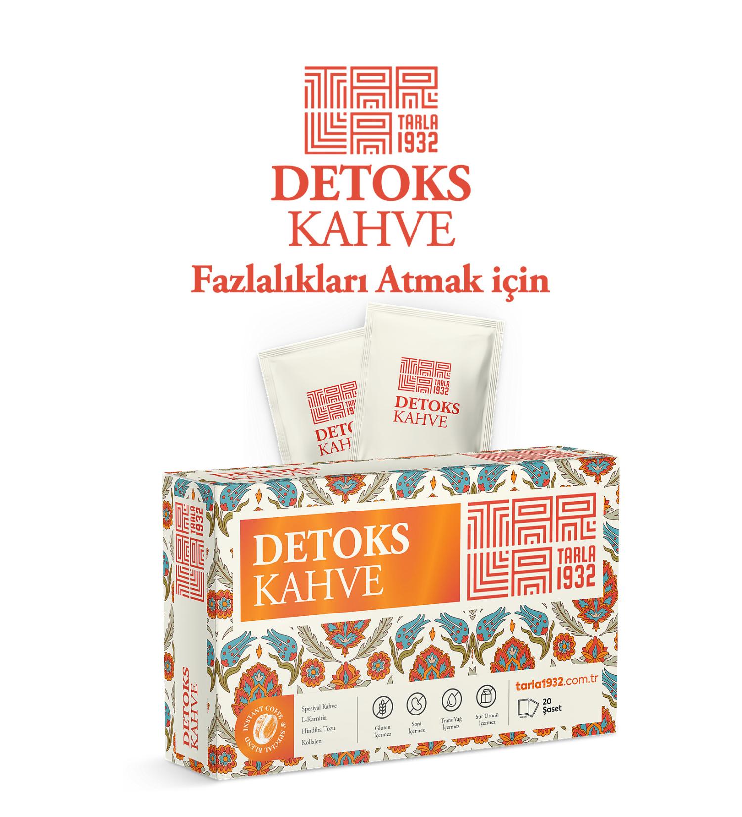 Tarla1932 Detox Coffee - For a Real Form and to Fall in Target - Special Coffee L-carnitine Chicory and Collagen