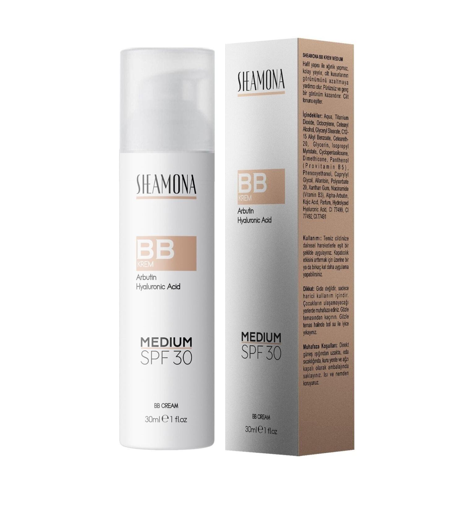 sheamona Medium BB Cream 30ml