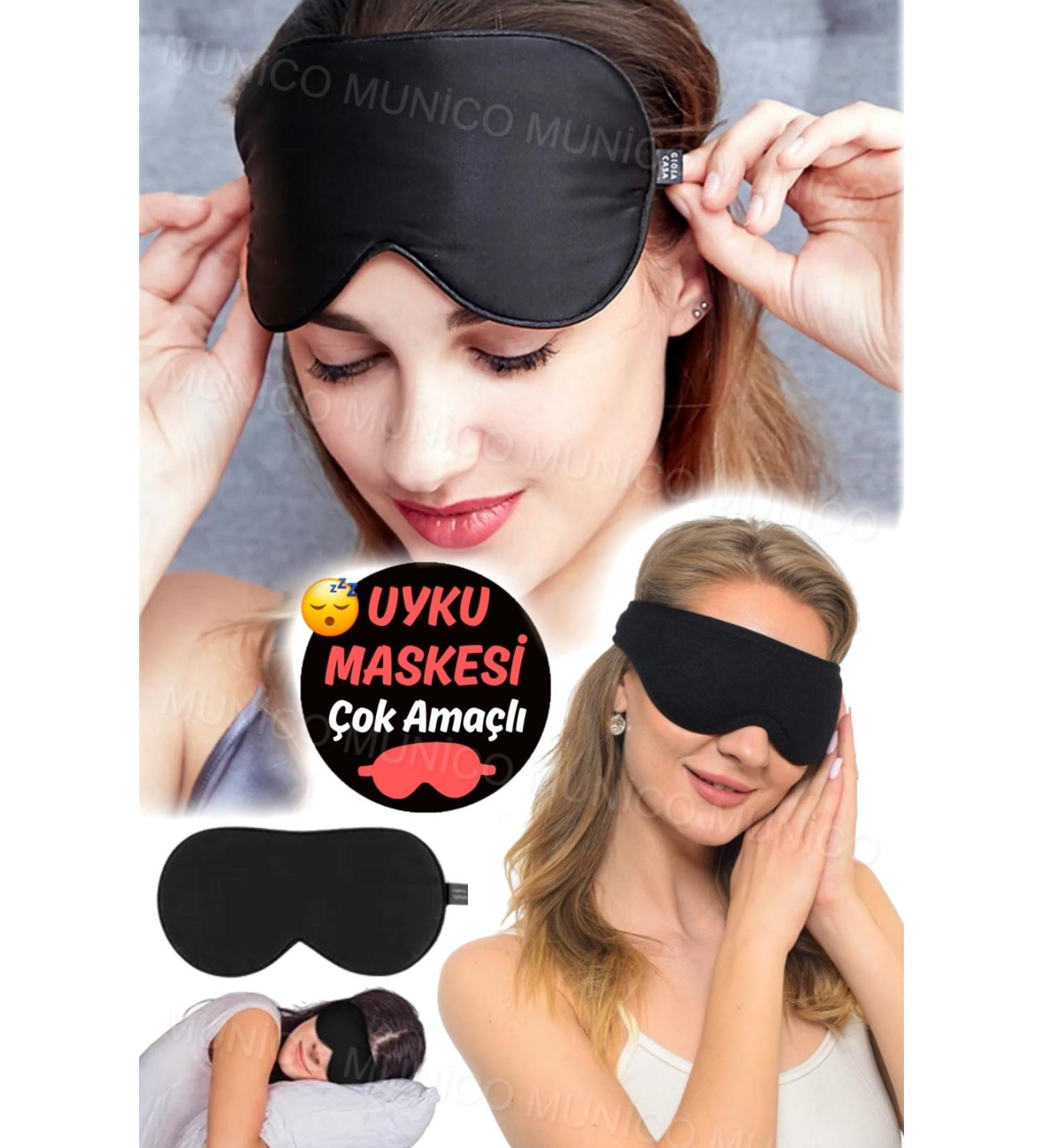 Gaggani Get Your Full Sleep! Sleep Aid Travel Eye Patch Silk Eye Mask Multi-Purpose Quality