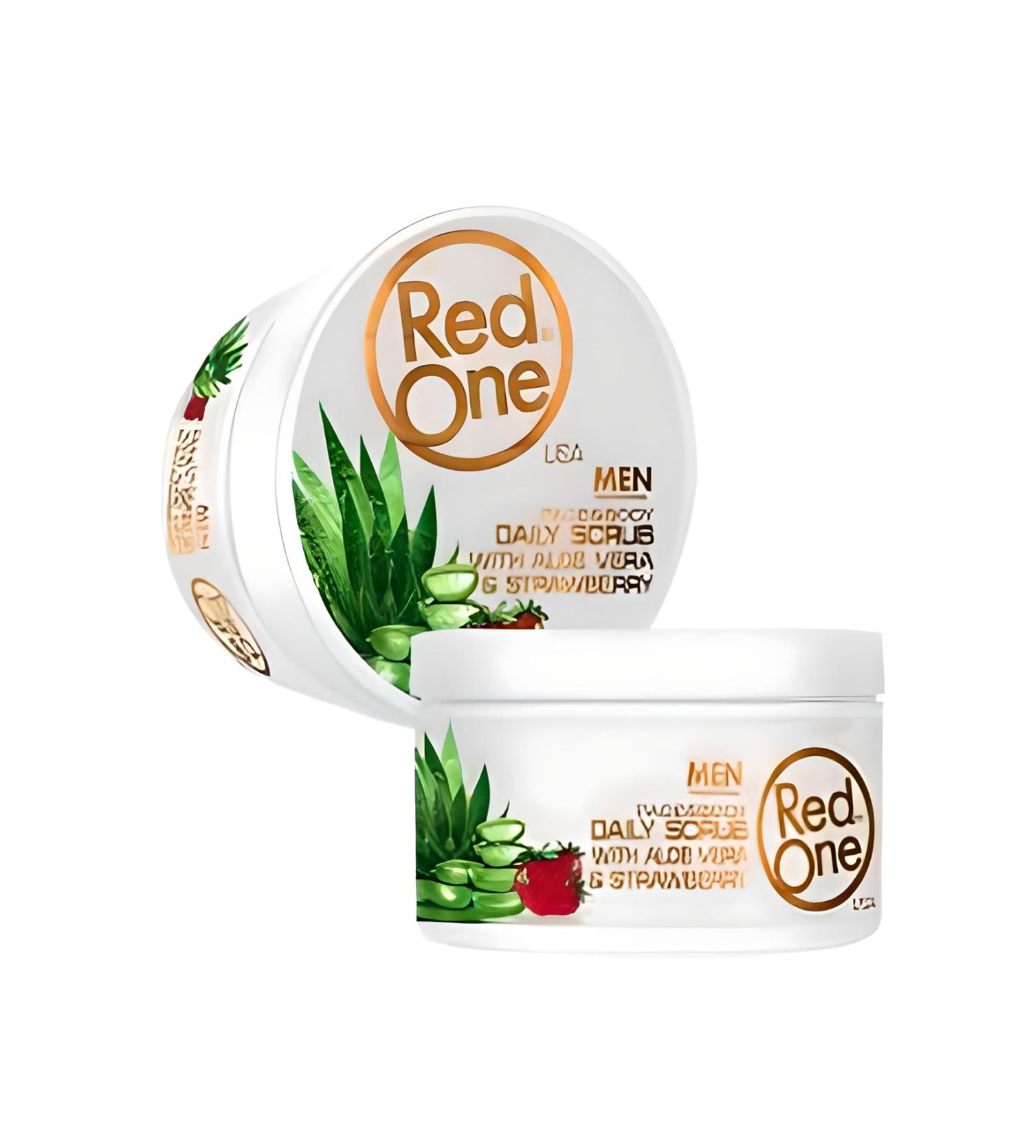 Red One Face & Body Scrub Strawberry & Aloe Vera 450 ml 15.2 FL. OZ. - Buy Online on GoSupps.com
