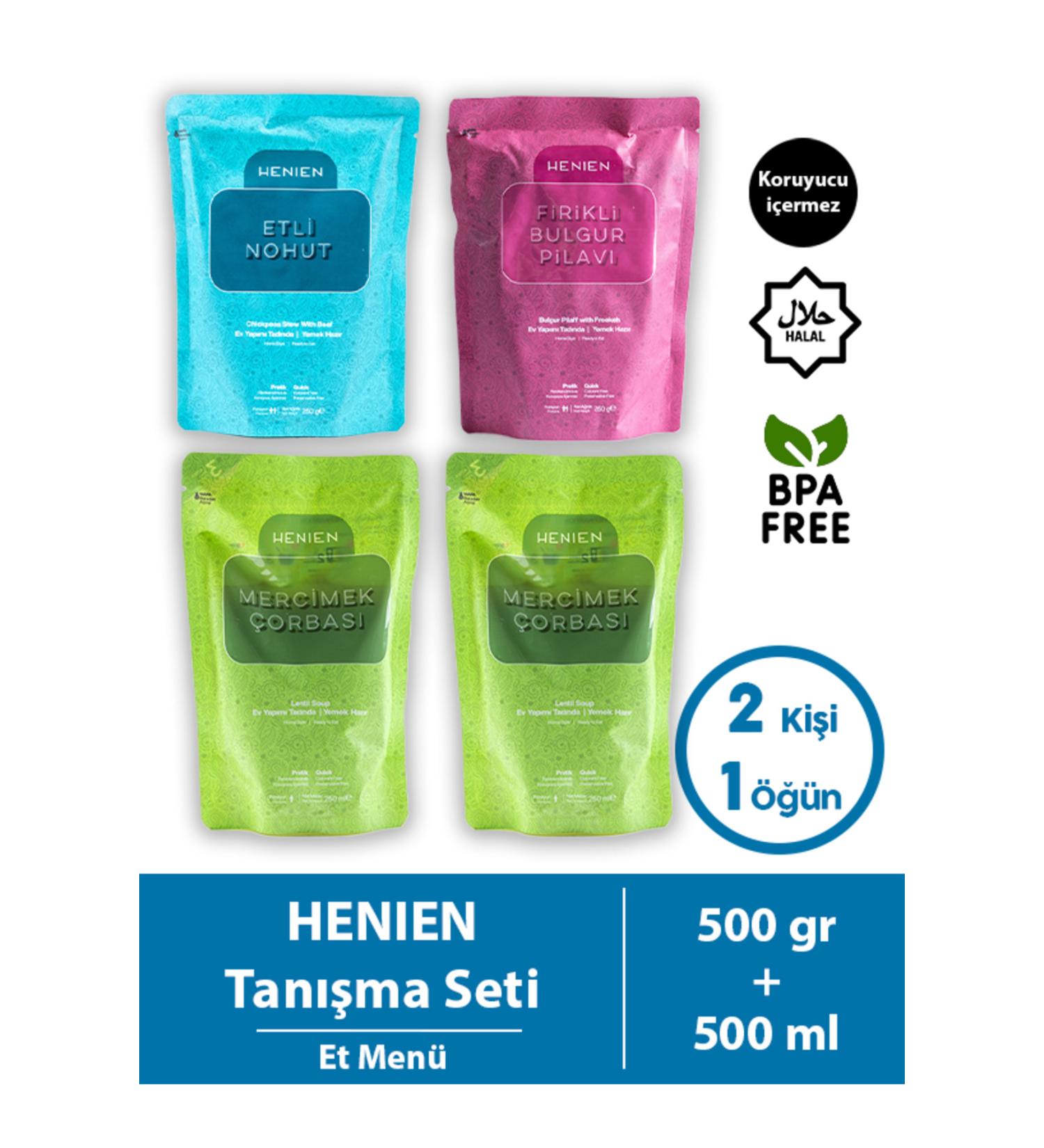 henien Introduction Set - Meat Menu - Ready Practical Meal - Buy Online on GoSupps.com