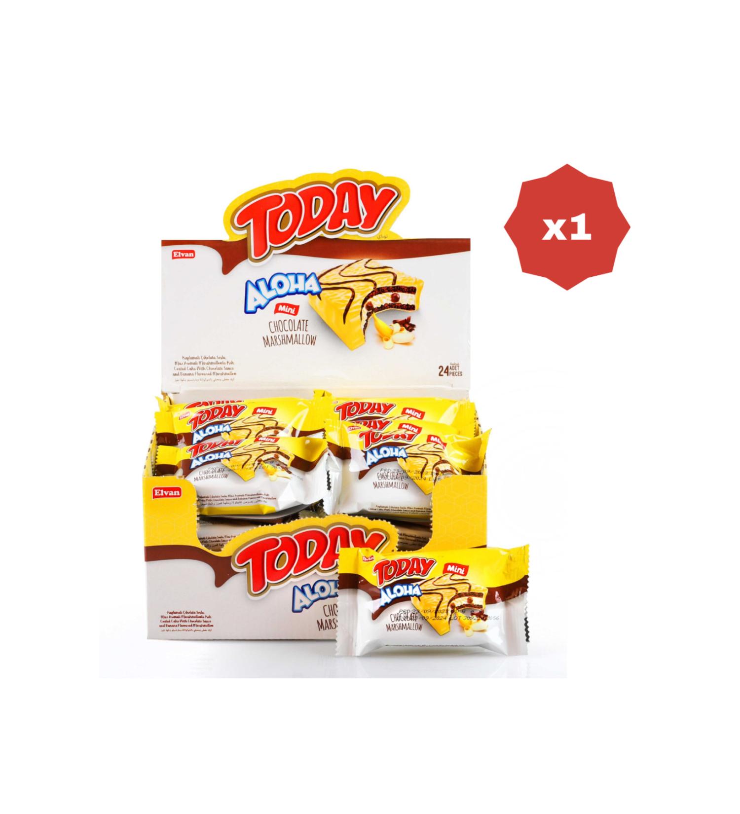 Elvan ALOHA BANANA MARSHMALLOW 35 GR 24 PIECES - (1 PACK)