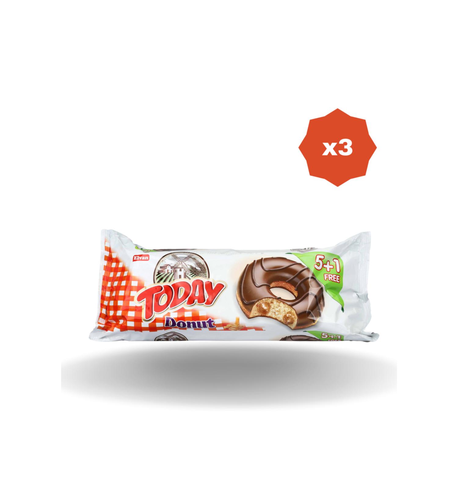 Elvan TODAY DONUT CARAMEL CAKE MULTIPACK 35 GR 6 (3 PACK)