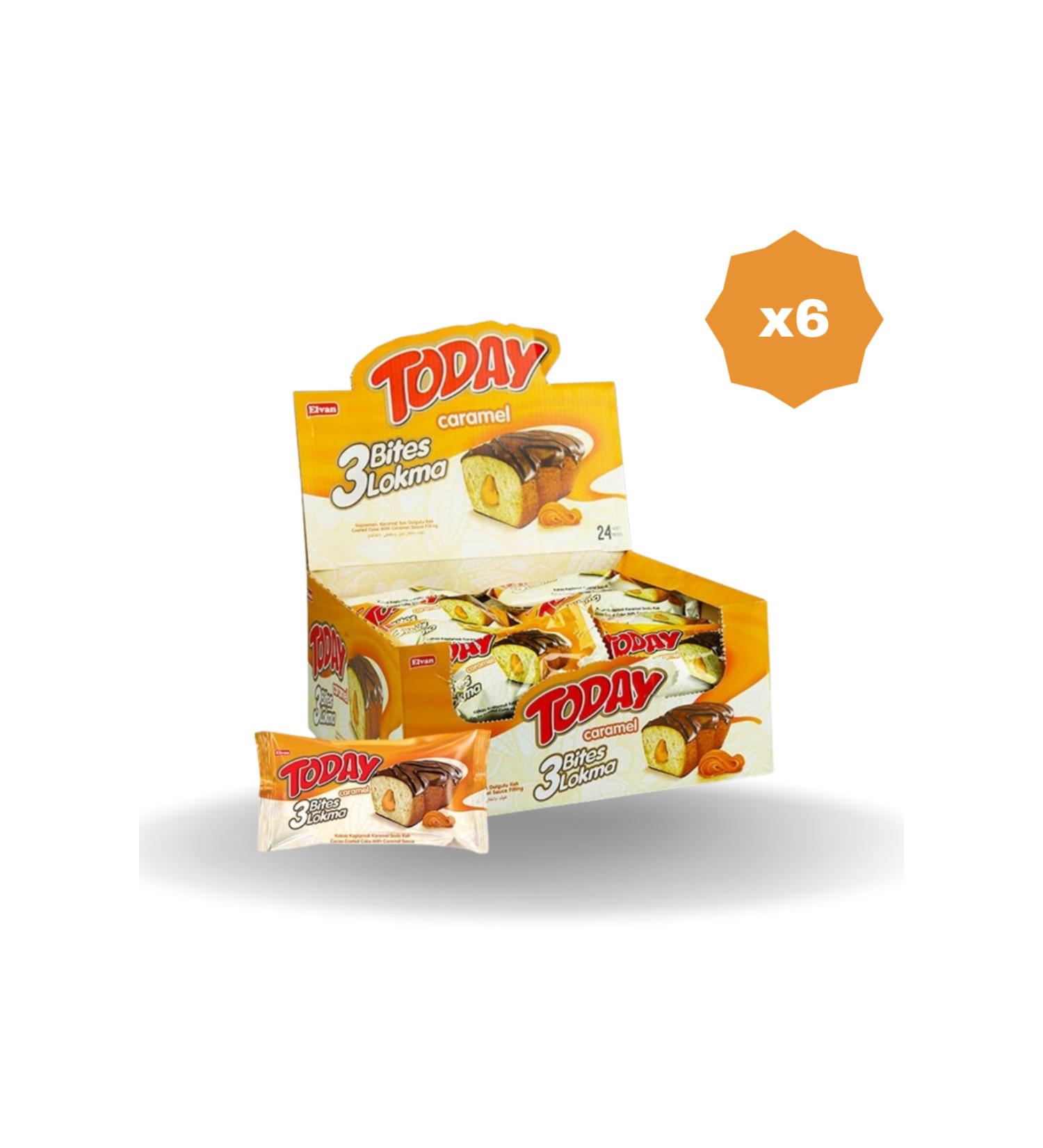 Elvan TODAY 3 B TES CARAMEL 40 GR 24-PIECE - (6 PACKS)
