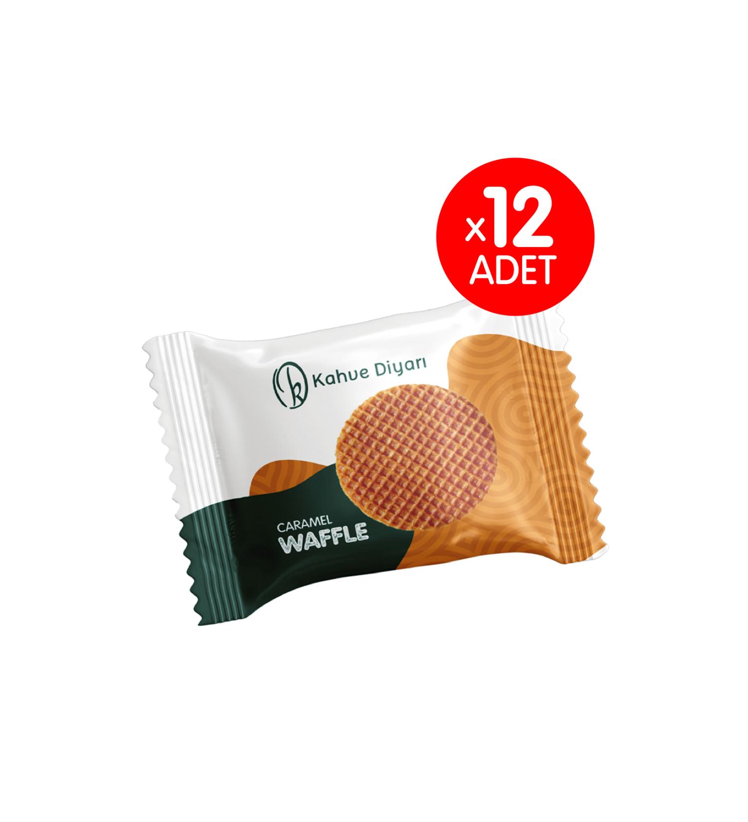 Coffee Land Coffee Land Caramel Waffle x 12 Pieces - 72 Grams 2 Caramel Filled Waffle