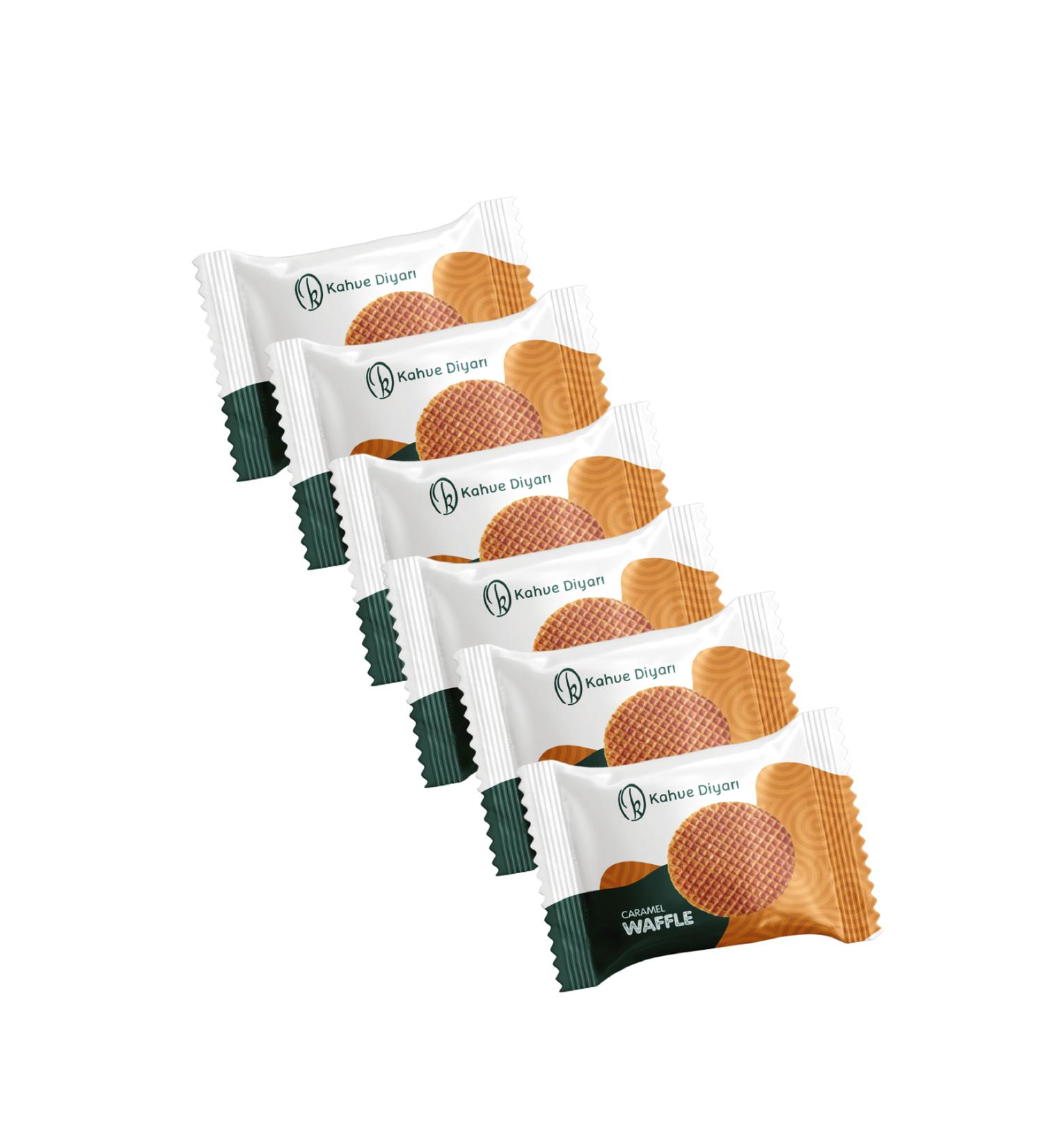 Coffee Land Caramel Waffle x 6 Pieces - 2 Pieces 72 Gr Caramel Filled Waffle