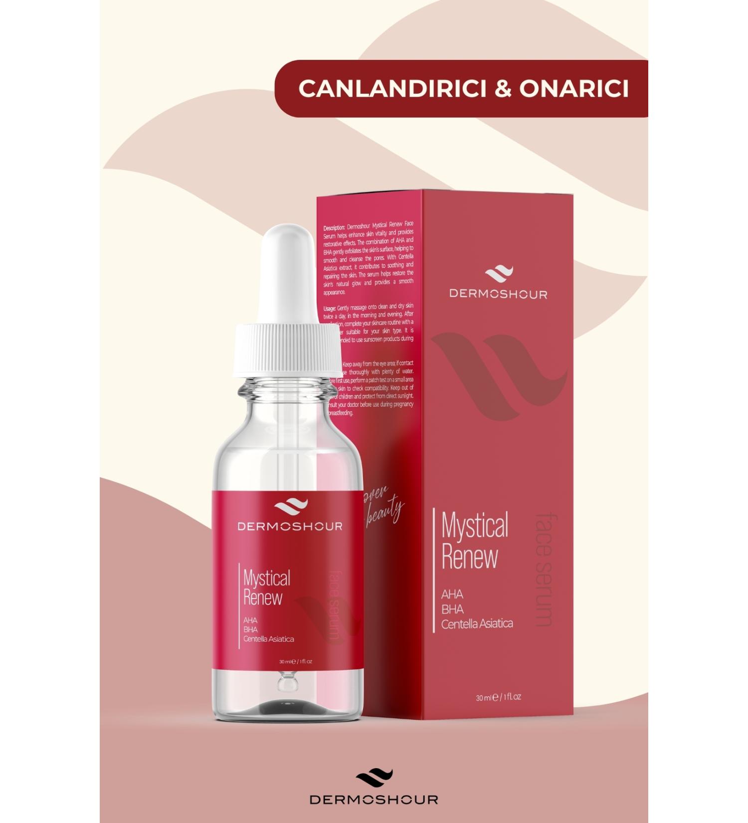 Dermoshour Mystical Renew Face Serum - Revitalizing & Repairing (AHA & BHA & Centella Asiatica) - Buy Online on GoSupps.com