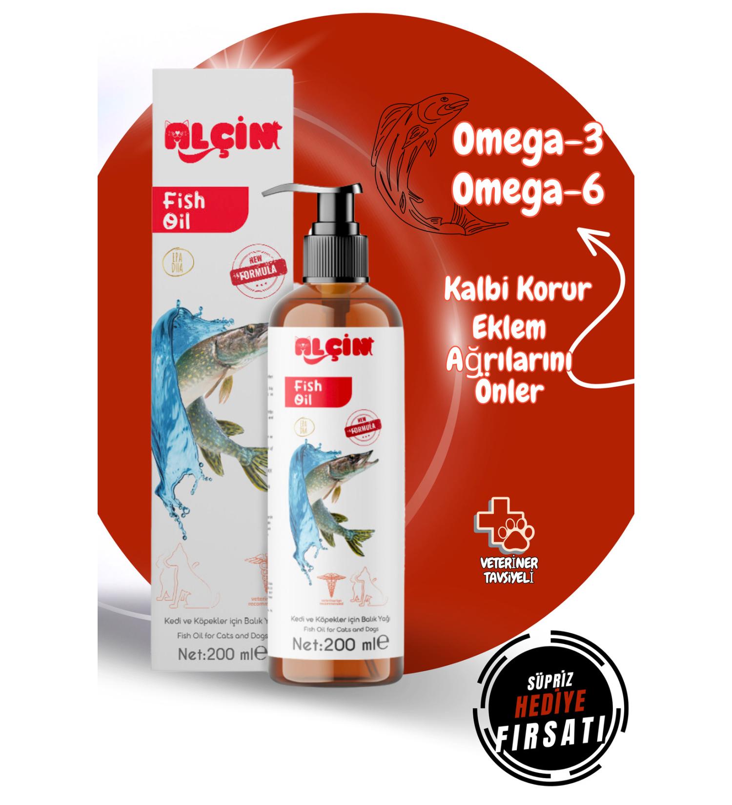 AL N Fish Oil with Omega 3 and 6 for Cats and Dogs (Fish Oil 200ml) - Buy Online on GoSupps.com