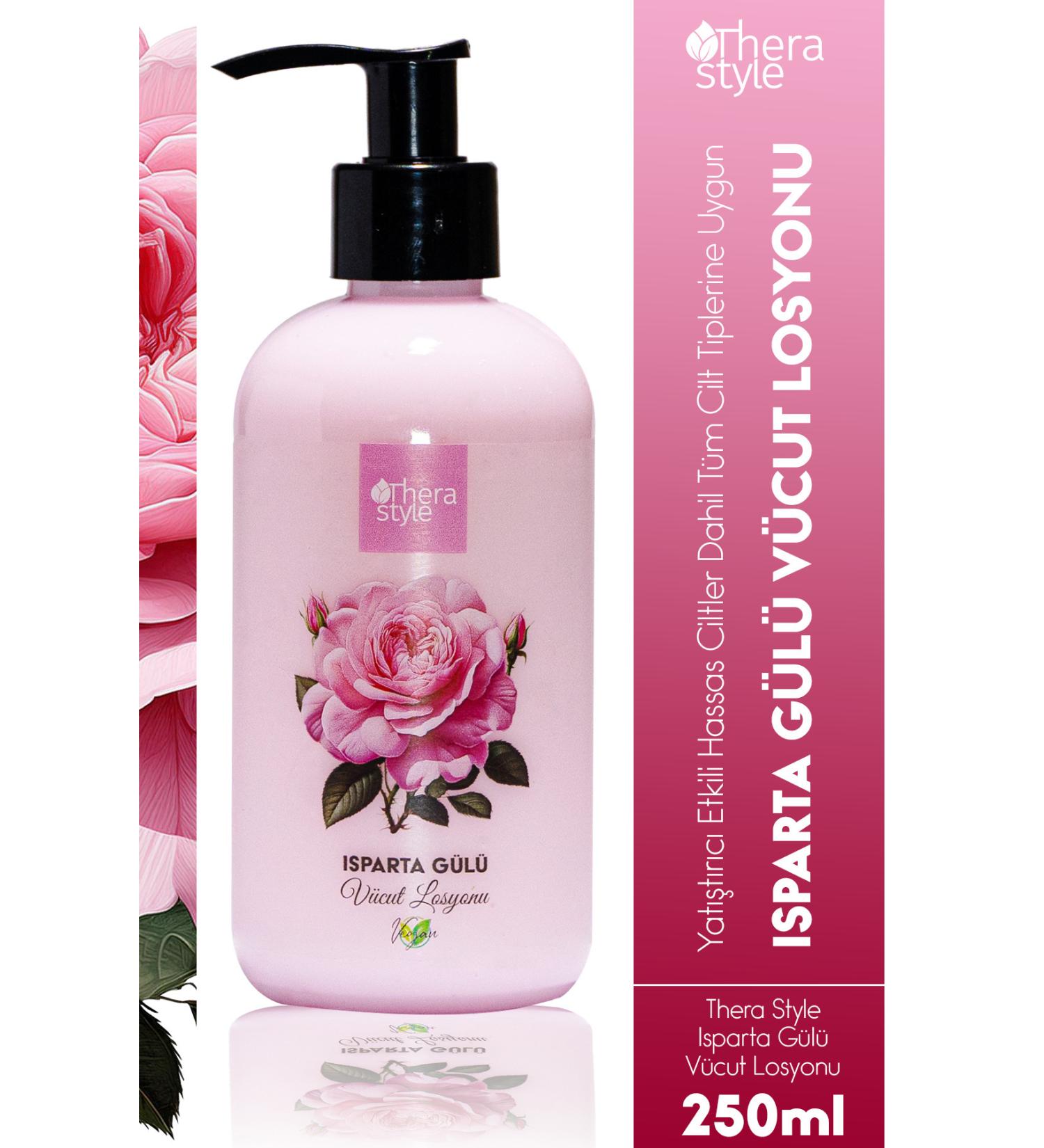 Thera Style Isparta Rose Body Lotion 250ml | Pink Rose Body Lotion | Moisturizer for Dry Skin - Buy Online on GoSupps.com