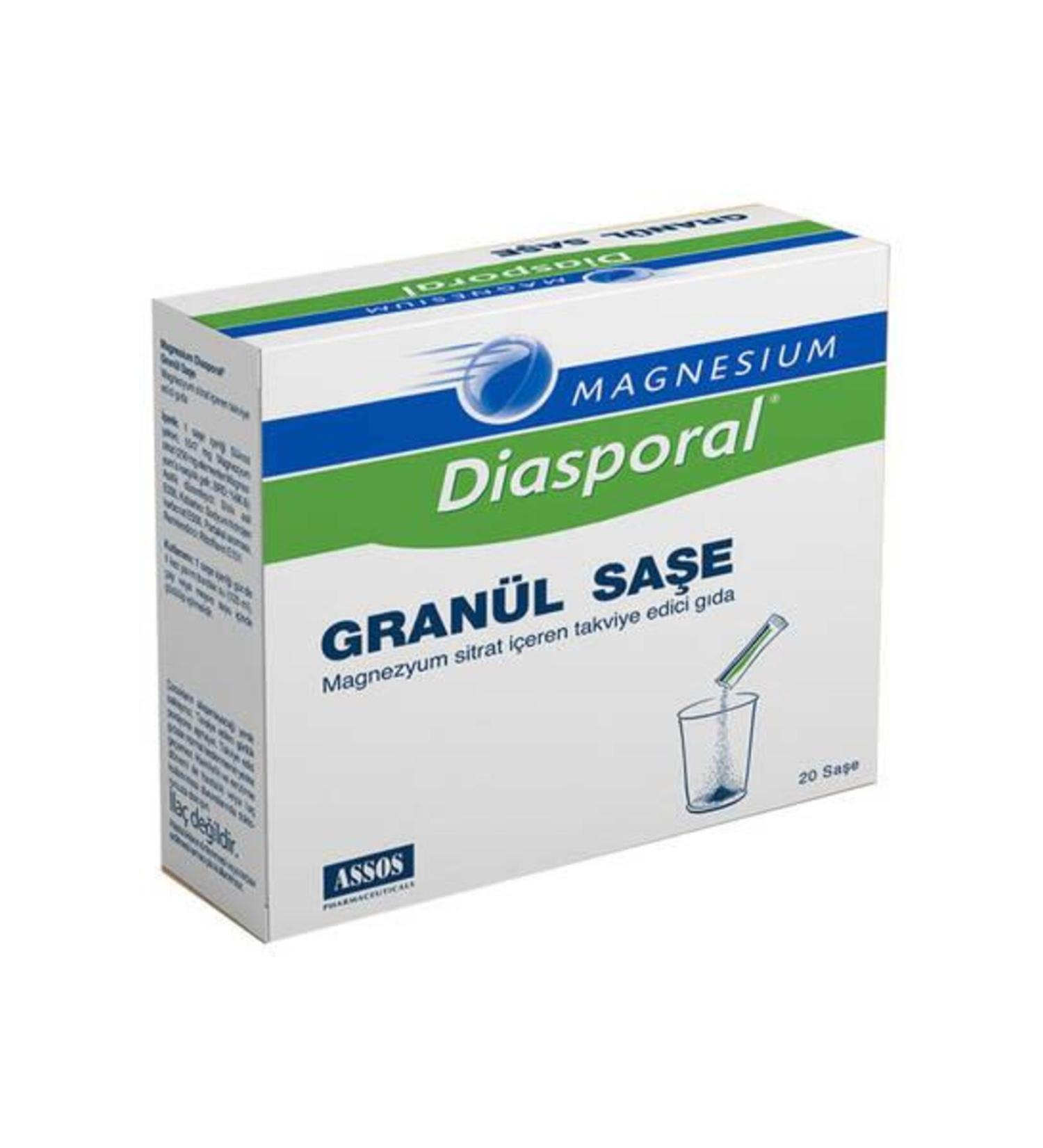 Assos Magnesium Diasporal Granule 20 Sachets - Buy Online on GoSupps.com