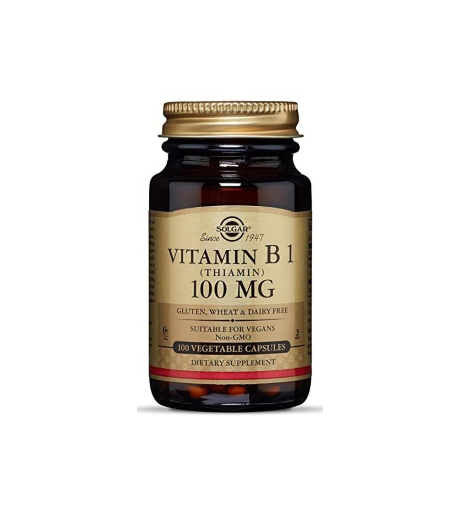 Solgar Vitamin B1 (THIAMIN) 100 Mg 100 Capsules