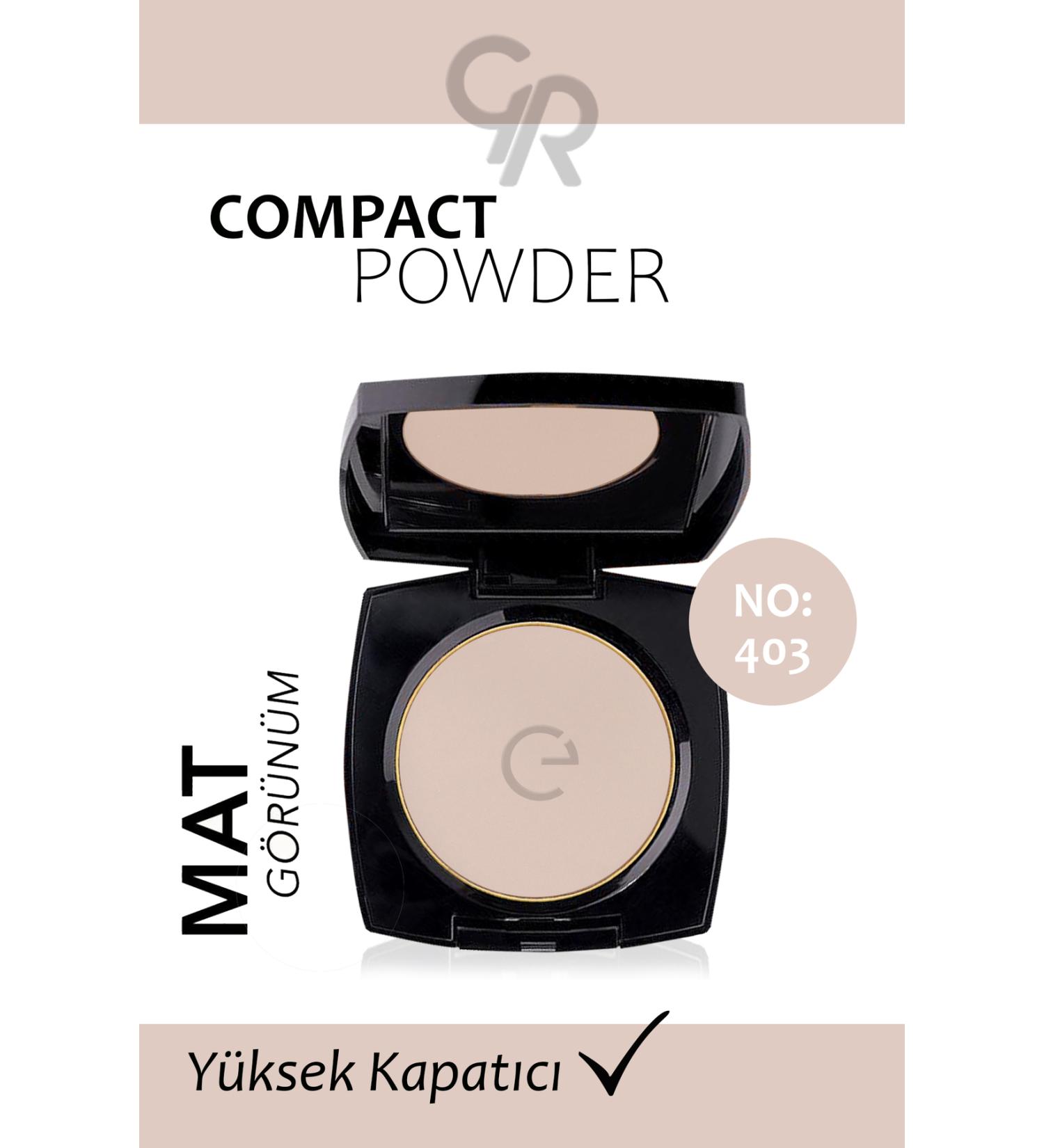 Golden Rose Compact Powder Wheat Color Tone - Dark Blonde No:403