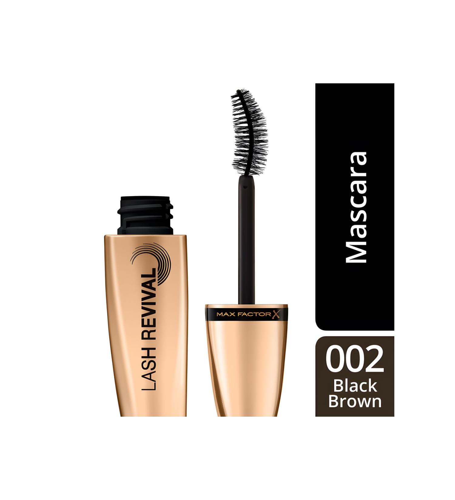 Max Factor Black Mascara - Lash Revival Mascara Black Brown 002 - Buy Online on GoSupps.com