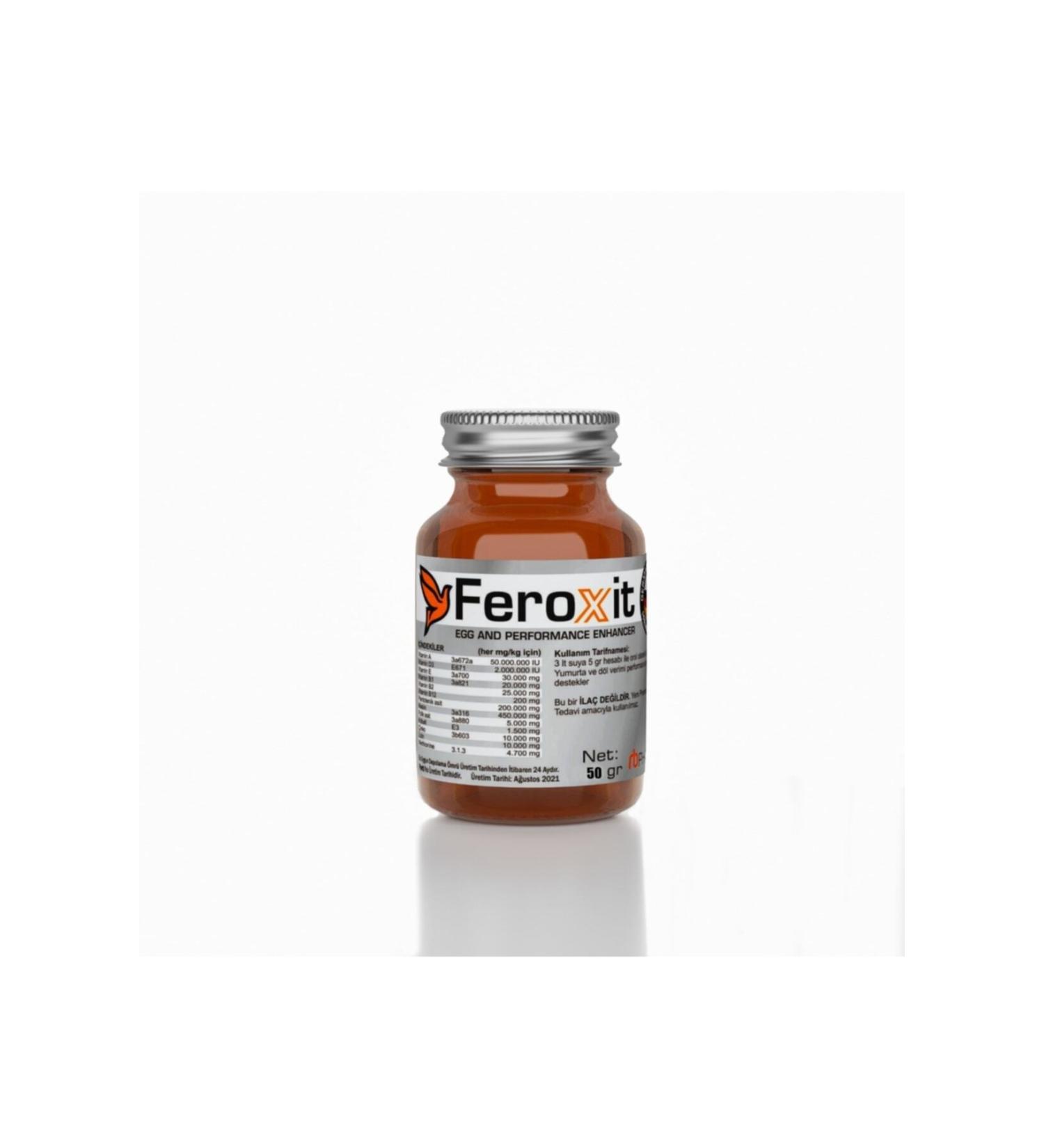 FEROXIT 50 gr Reproduction Enhancer - Heater - Vitamin E (For all Bird Species)