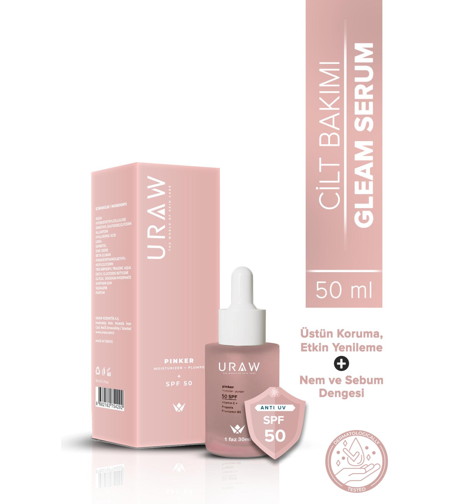 Uraw Pinker Serum (Deep Moisturizing Skin Care Serum (30 ml) - Buy Online on GoSupps.com