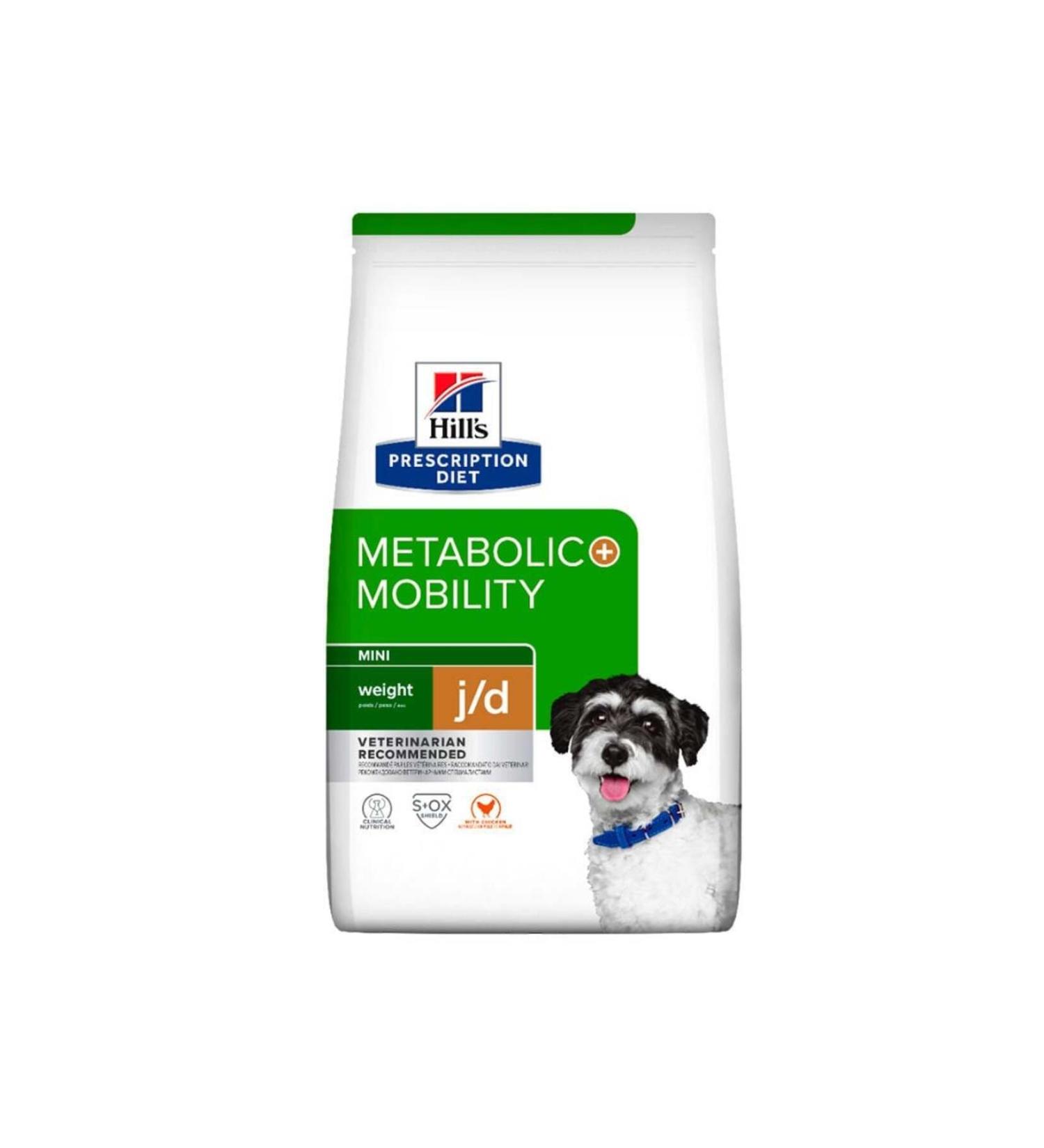 Hill's Hills Prescription Diet Metabolic Mobility Mini j/d Chicken Dog Dry Food 6 kg (stt:01/2026)