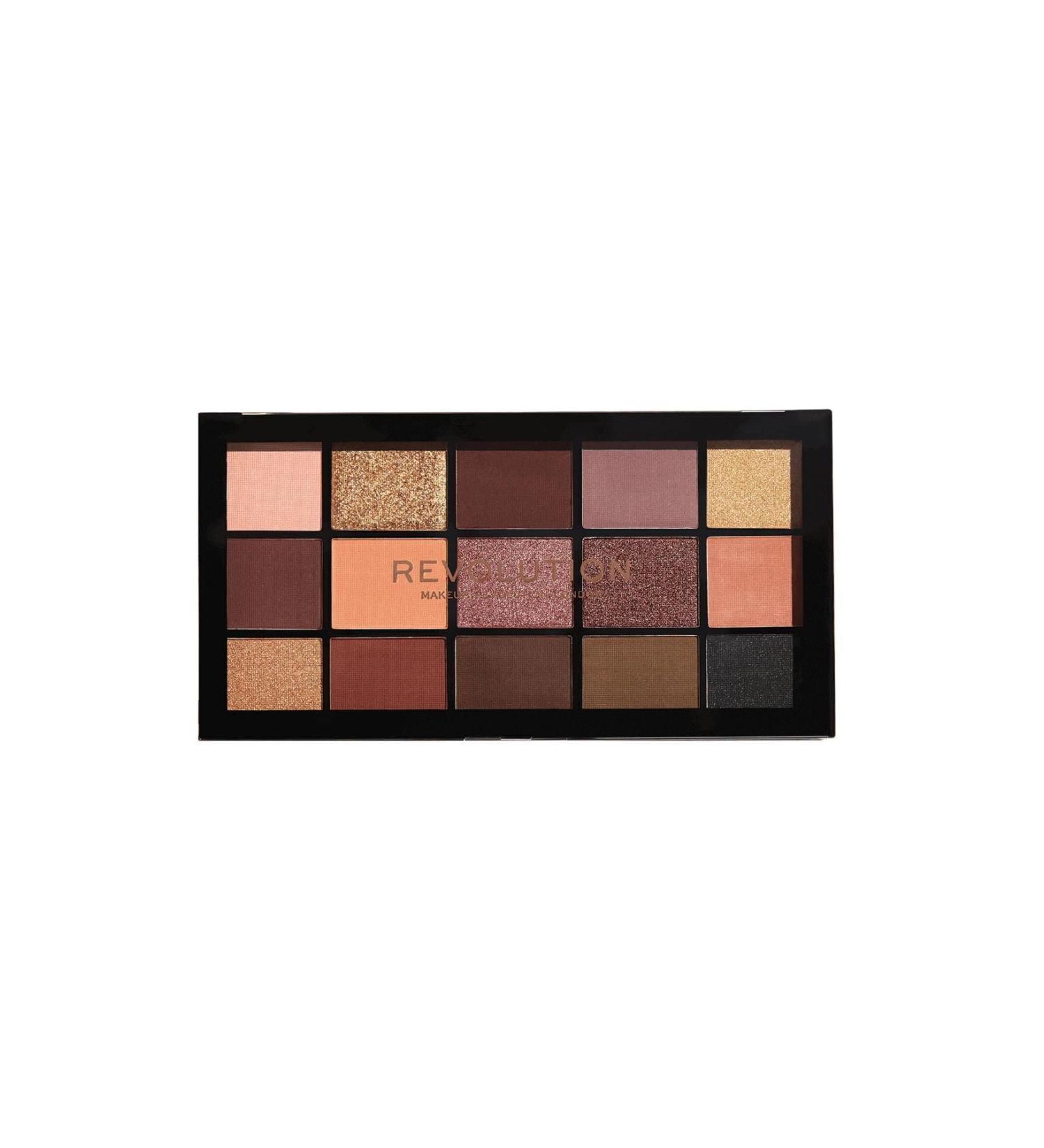 Revolution Eyeshadow Palette with High Pigmentation and Natural Finish Offering Eye-Catching 15 Different Shades E.SUB15 - Buy Online on GoSupps.com