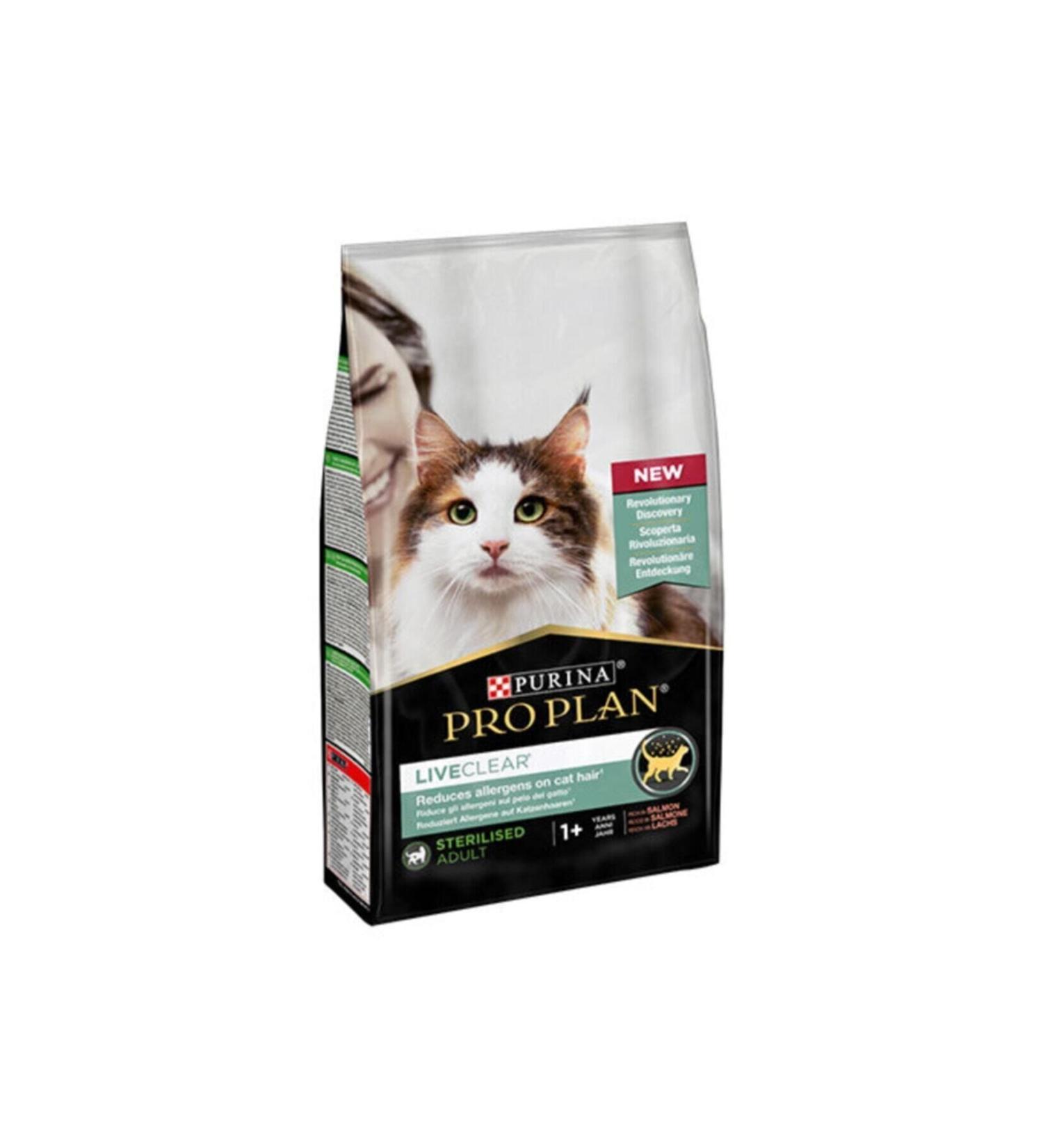 Pro Plan Liveclear Salmon Allergen Reducing Sterilized Cat Food 1.5 Kg