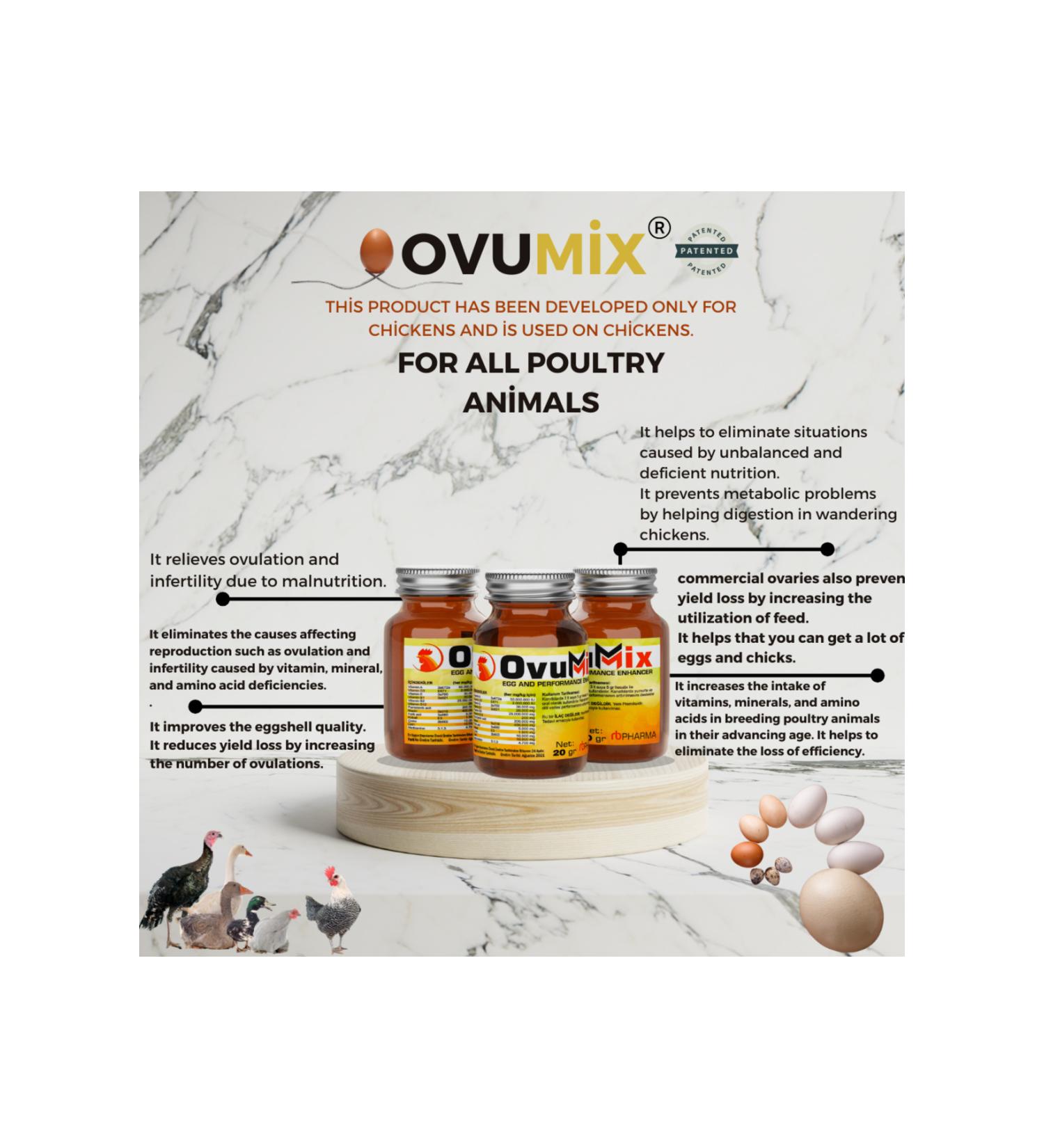 OVUMIX Free-range Chicken Production Premix 20 gr