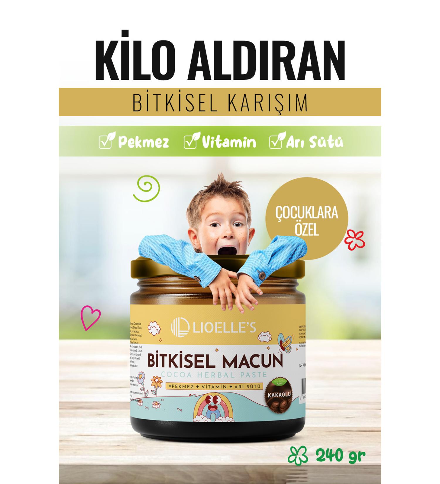 Lioelles Kids Special Cocoa Royal Jelly Vitamin Paste for Children - Buy Online on GoSupps.com