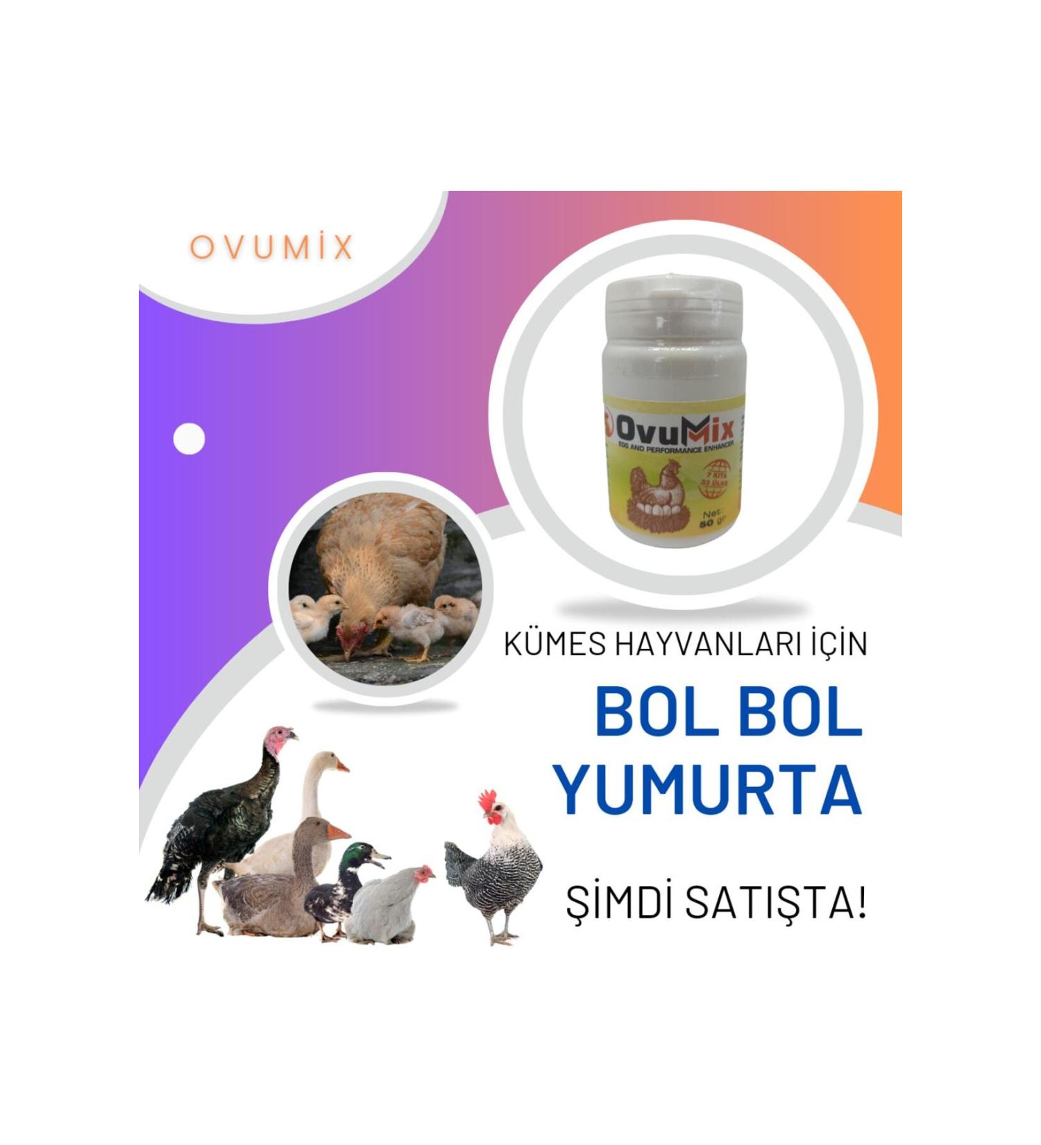 OVUMIX Abundant Egg-Laying Mixture (For All Poultry) 50 gr