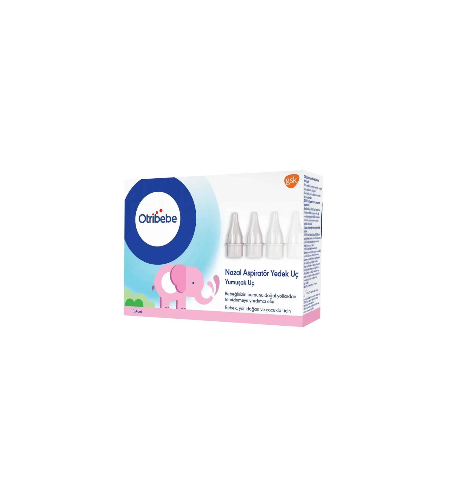 GSK Otribebe Nasal Aspirator Spare Tip 10 pcs