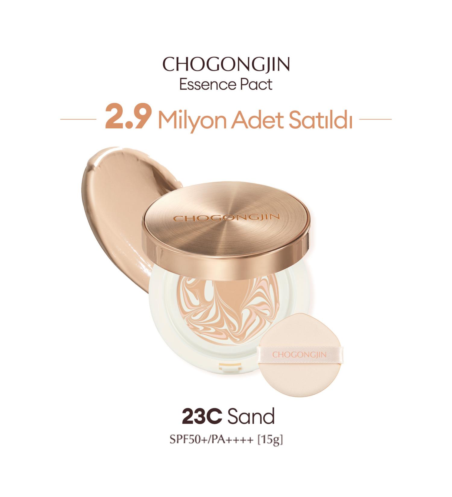 Missha Anti-Aging Moisturizing Cream Foundation CHOGONGJIN Esence Pact (23C) SPF50+/PA++++ - Buy Online on GoSupps.com