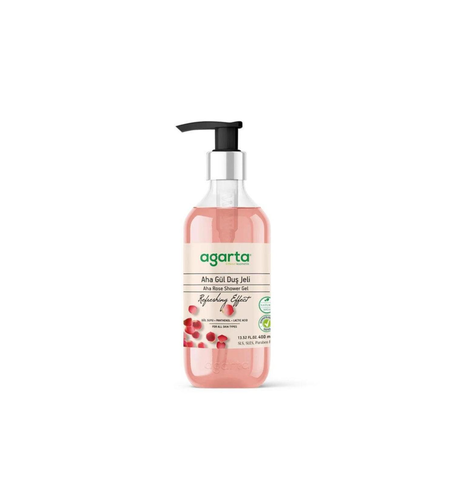 Agarta AHA Rose Shower Gel 400 ml