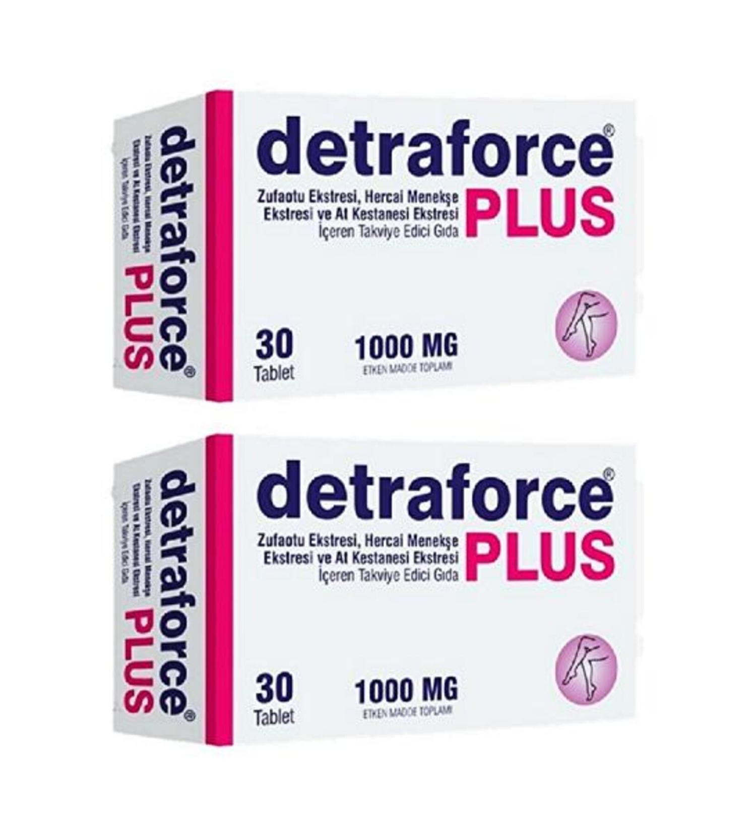 Force Nutrition Detraforce Plus 30 Tablets | 2 Pieces