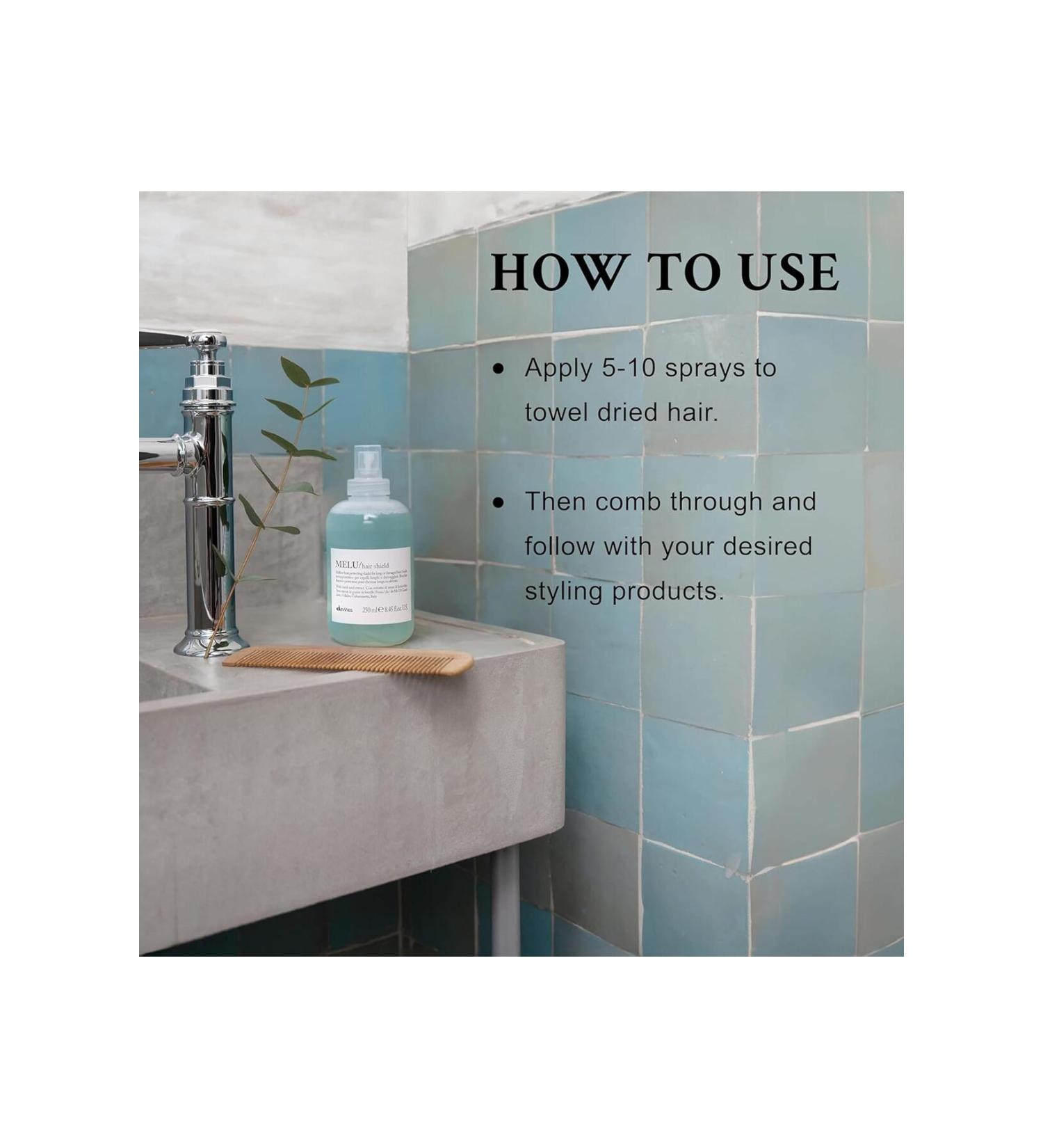 Davines Melu Shield Hair Care Shield Protecting Hair from Mechanical Stress 250 ml BEAUTYSECRETSQ5