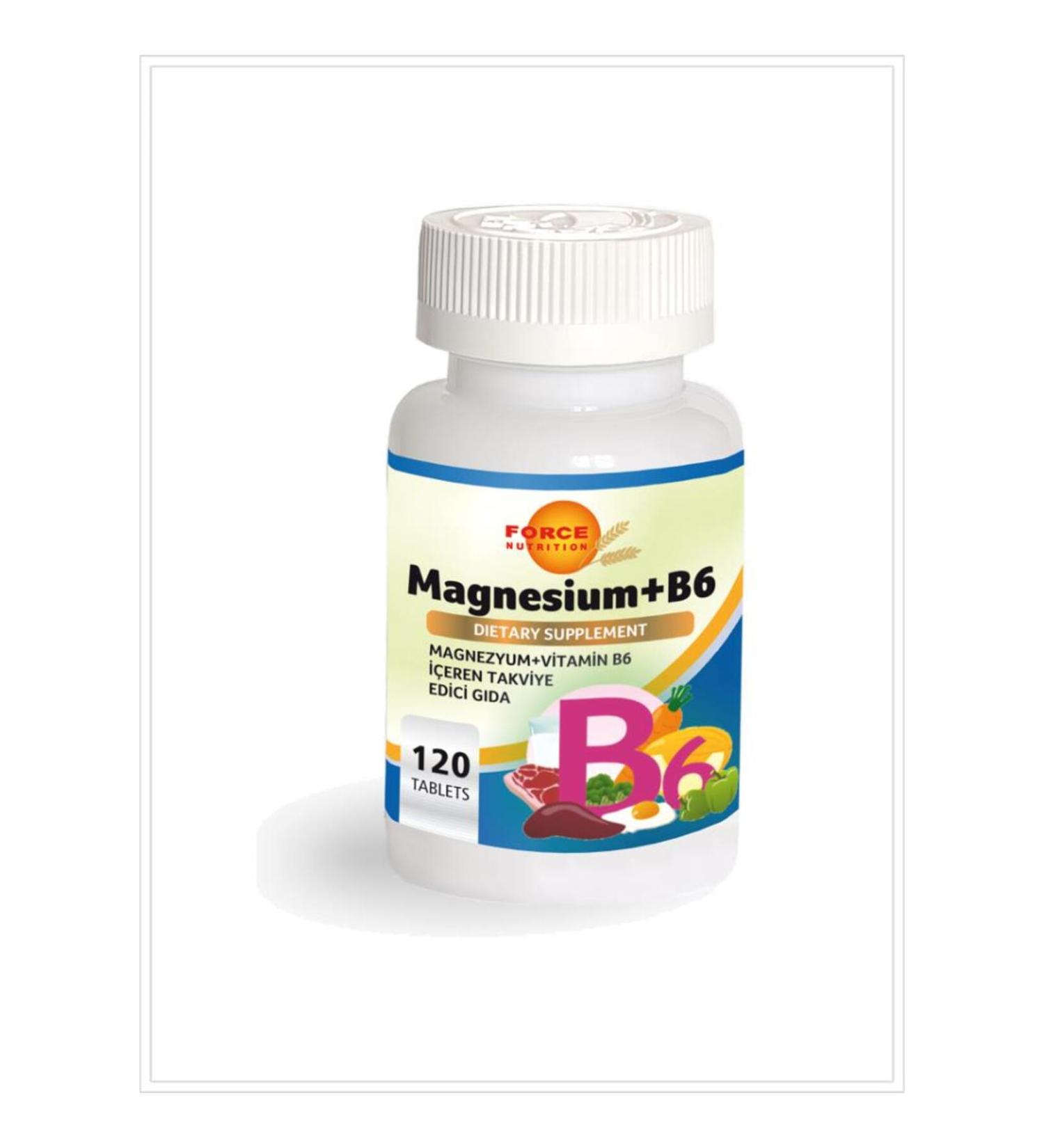 Force Nutrition Magnesium B6 120 Tablets
