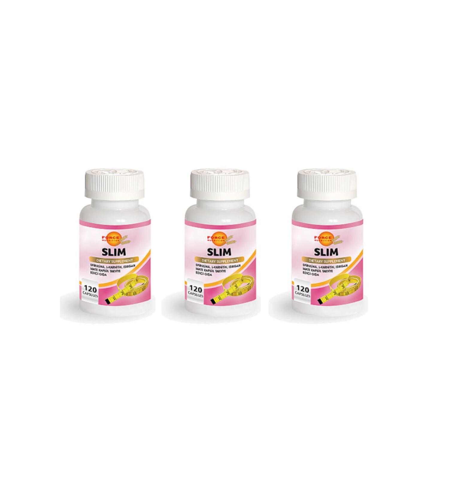 Force Nutrition Slim 120 Capsules 3 Boxes - Slim Thick