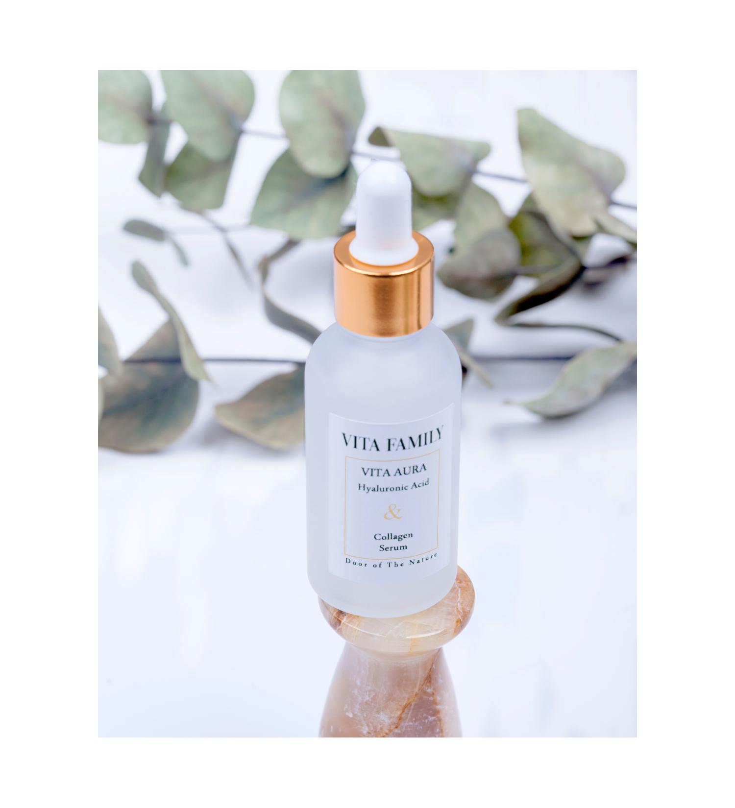 Natural Vita Aura Hyaluronic Acid & Collagen Serum