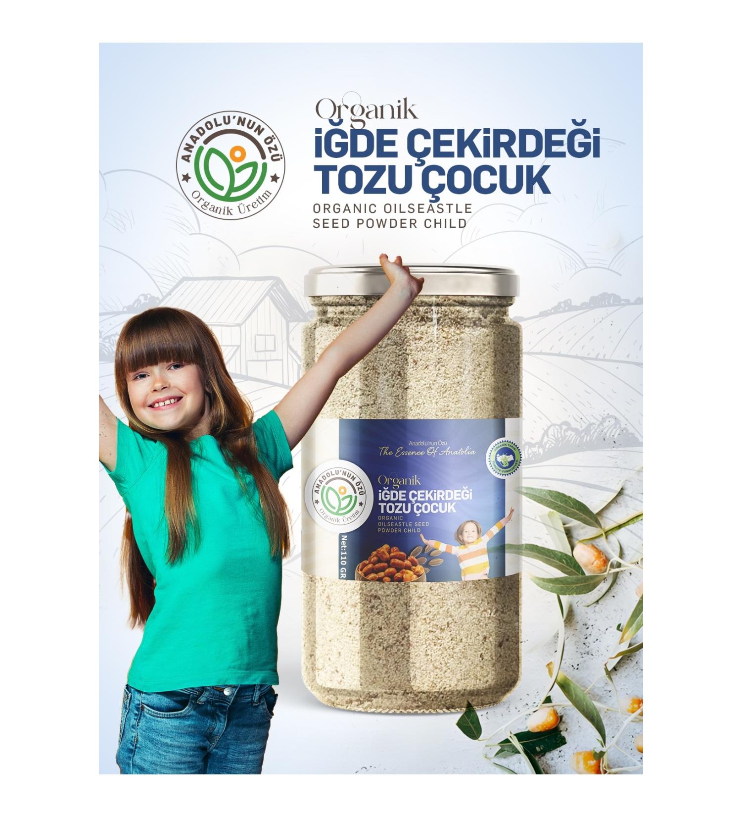 The essence of Anatolia organic production Organic Oleaster Seed Powder (CHILDREN)''110gr'' - Buy Online on GoSupps.com