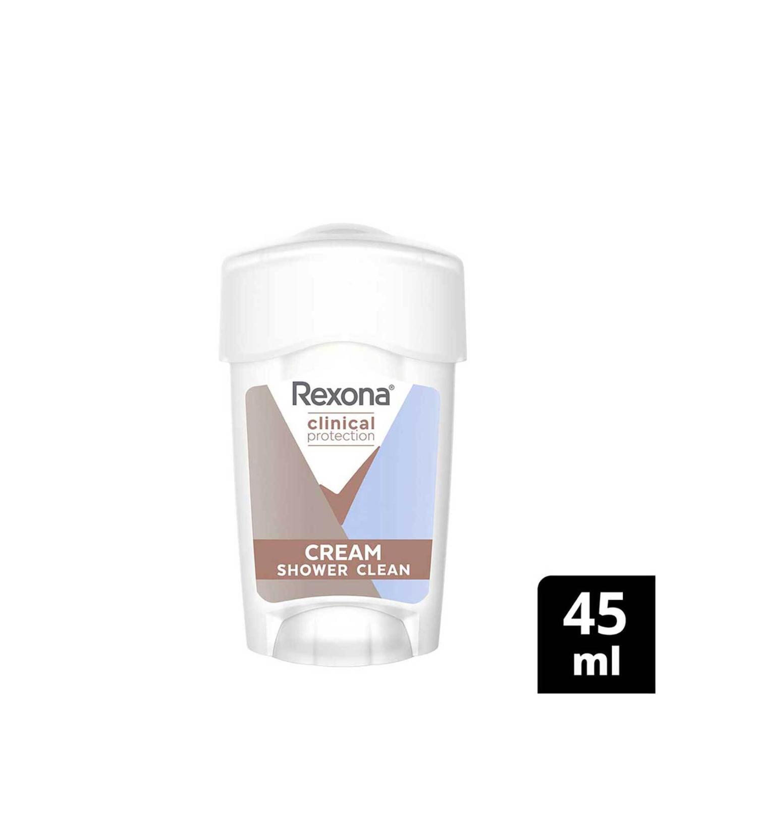 Rexona Clinical Protection Women's Stick Deodorant Shower Clean 45 ml - Buy Online on GoSupps.com