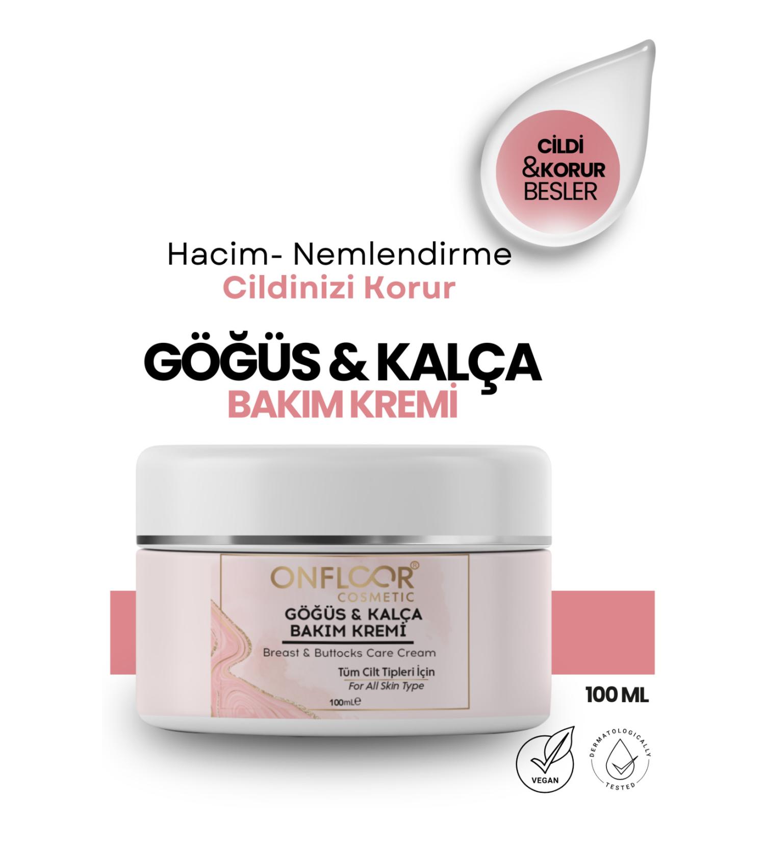 ONFLOOR Breast and Hip Care Cream Plumping and Lifting Effect 100 Ml - Buy Online on GoSupps.com